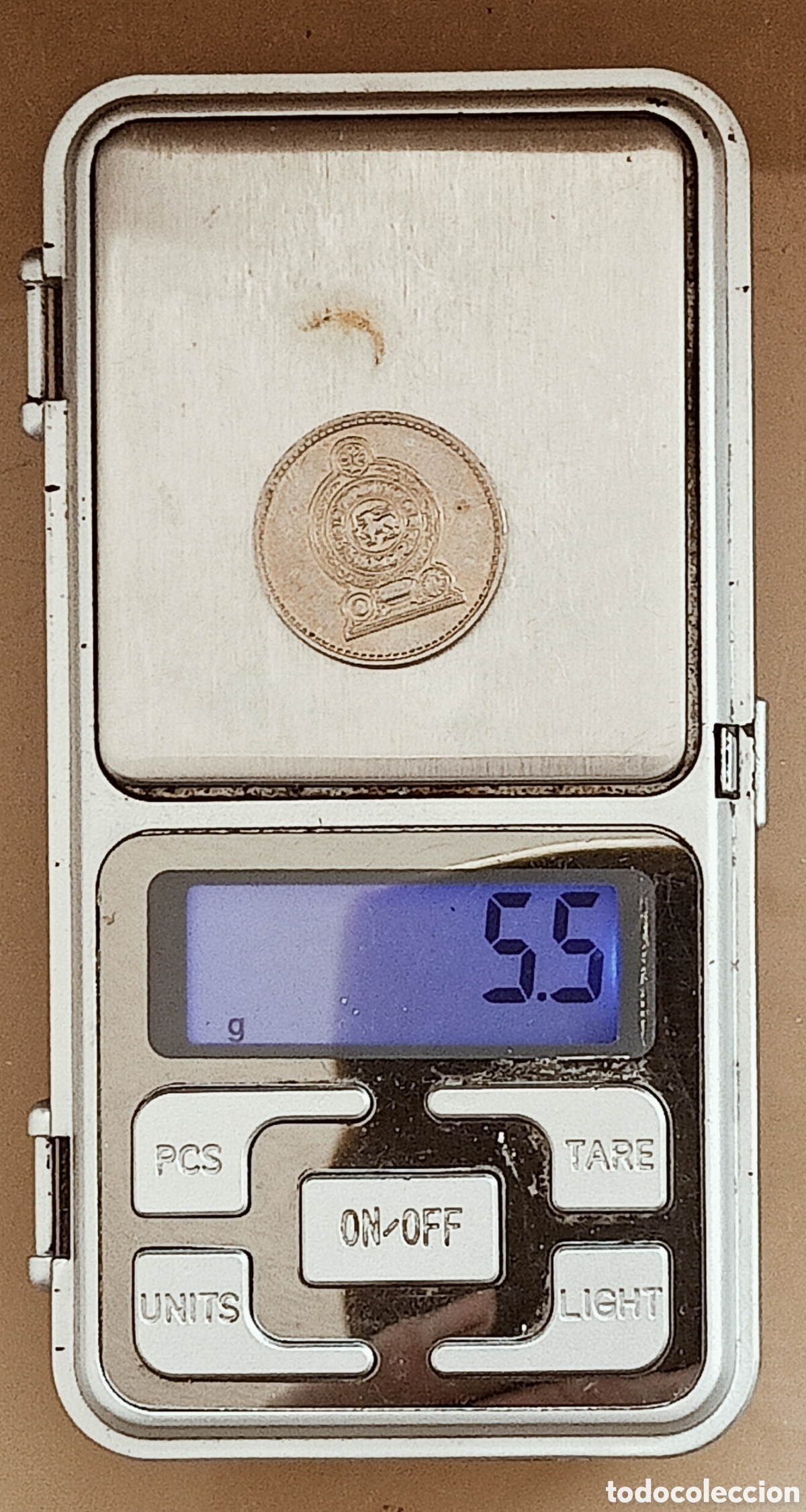Monedas con errores: Moneda Sri Lanka(1978) var&iacute;ante - Foto 3