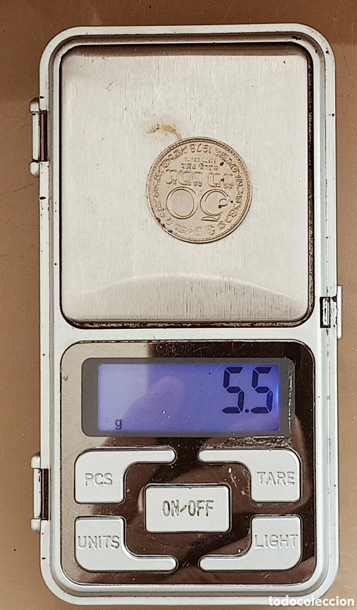 Monedas con errores: Moneda Sri Lanka(1978) var&iacute;ante - Foto 4