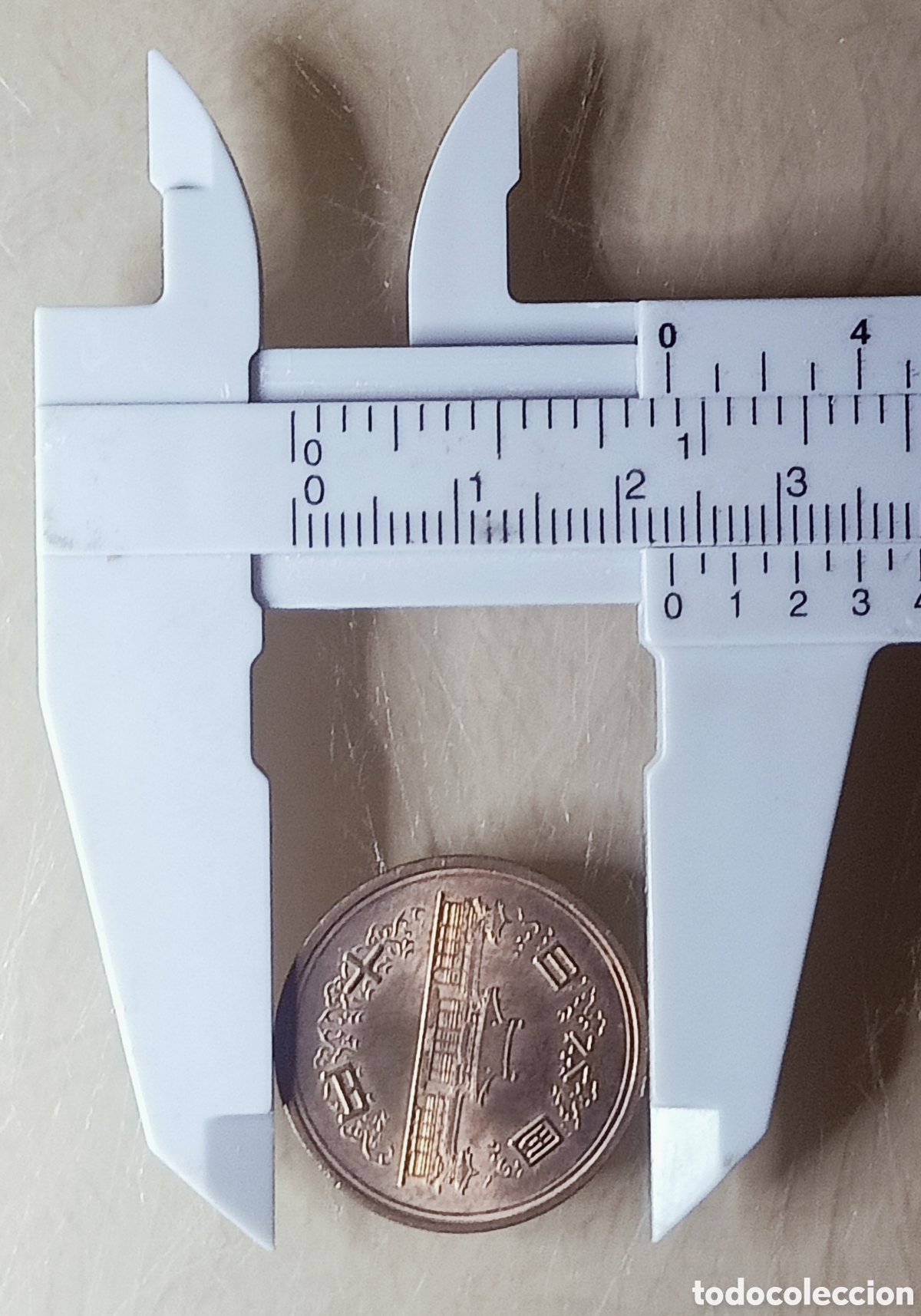 Monedas con errores: Moneda Jap&oacute;n(1973)Cu&ntilde;o Rotado - Foto 7