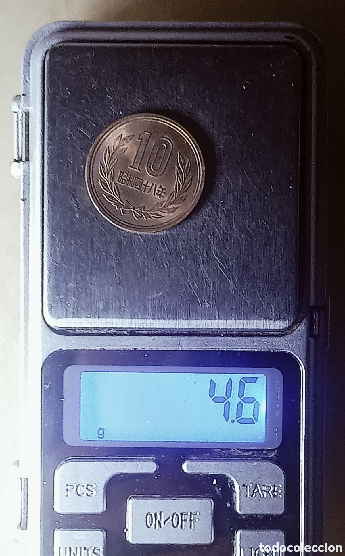 Monedas con errores: Moneda Jap&oacute;n(1973)Cu&ntilde;o Rotado - Foto 14