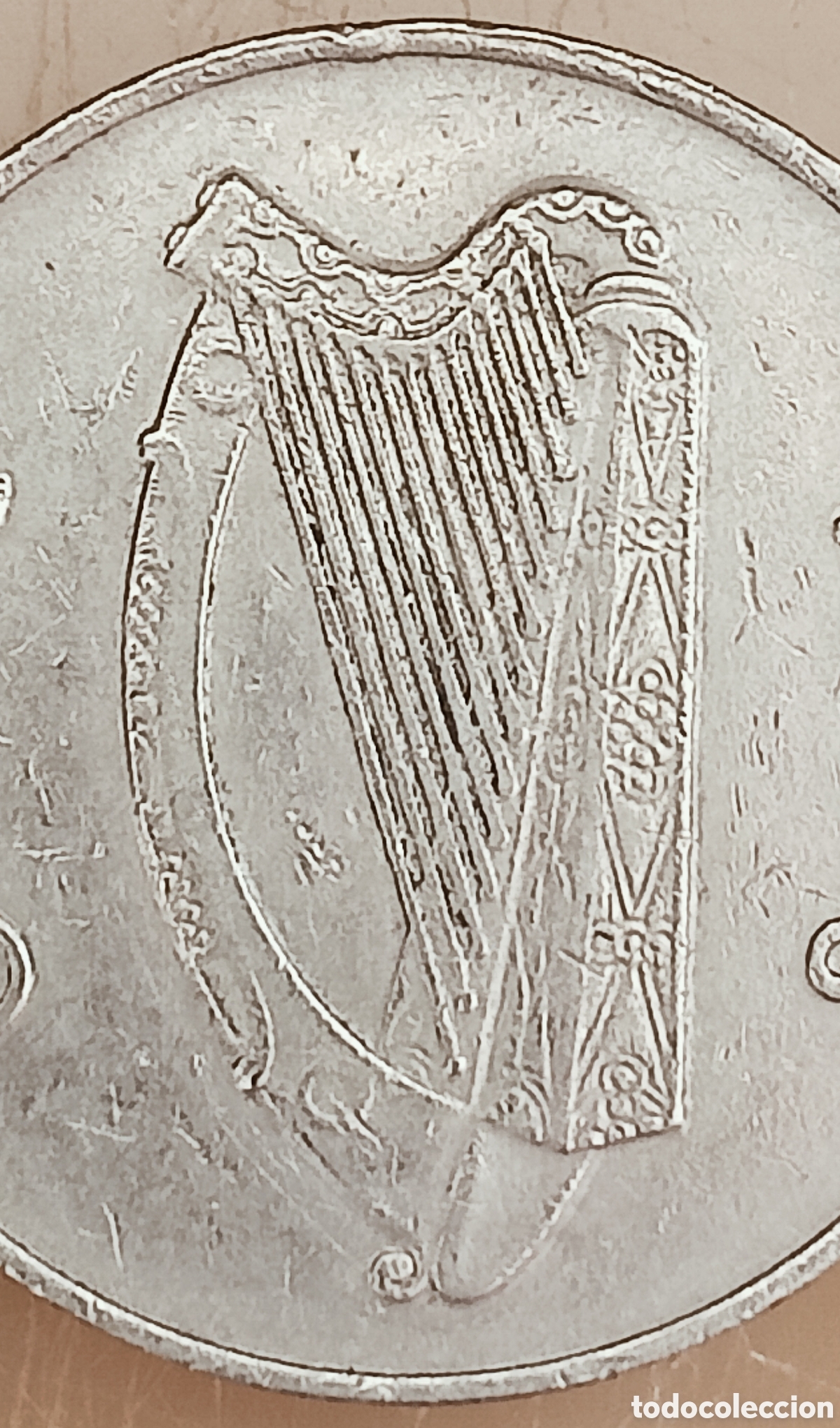 Monedas con errores: Moneda Irlanda (1978) Error Combinado - Foto 2