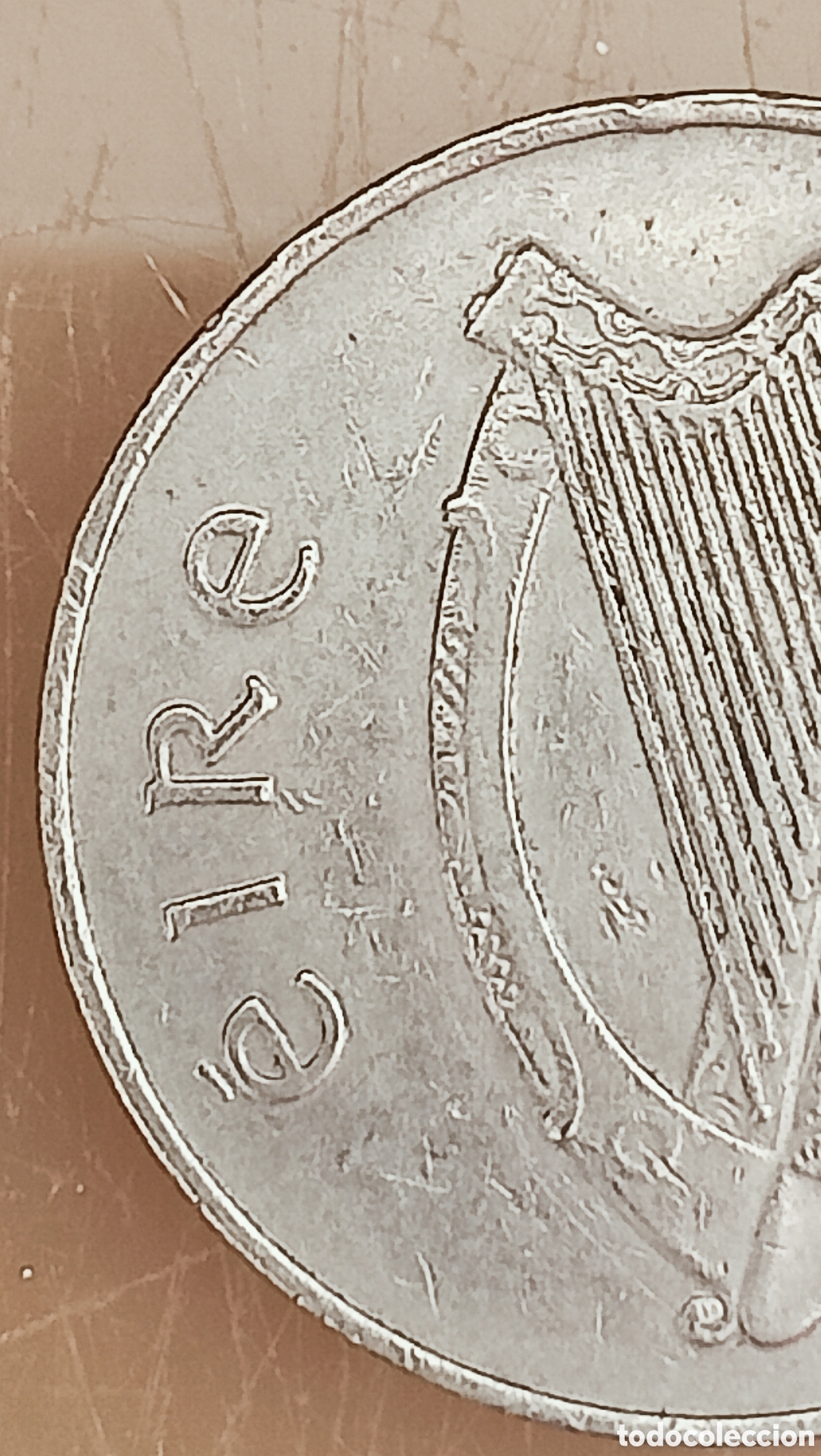 Monedas con errores: Moneda Irlanda (1978) Error Combinado - Foto 3