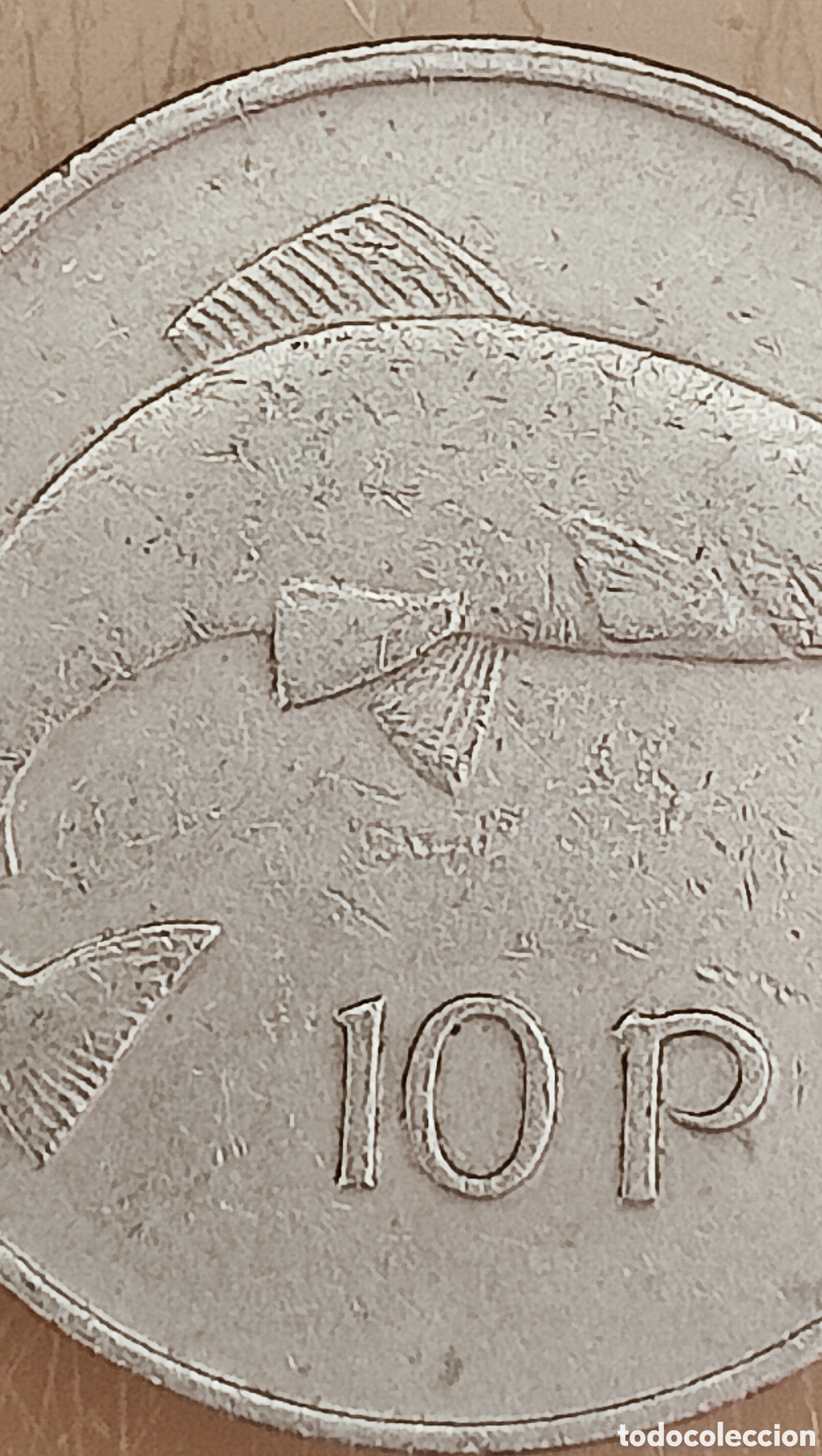 Monedas con errores: Moneda Irlanda (1978) Error Combinado - Foto 9