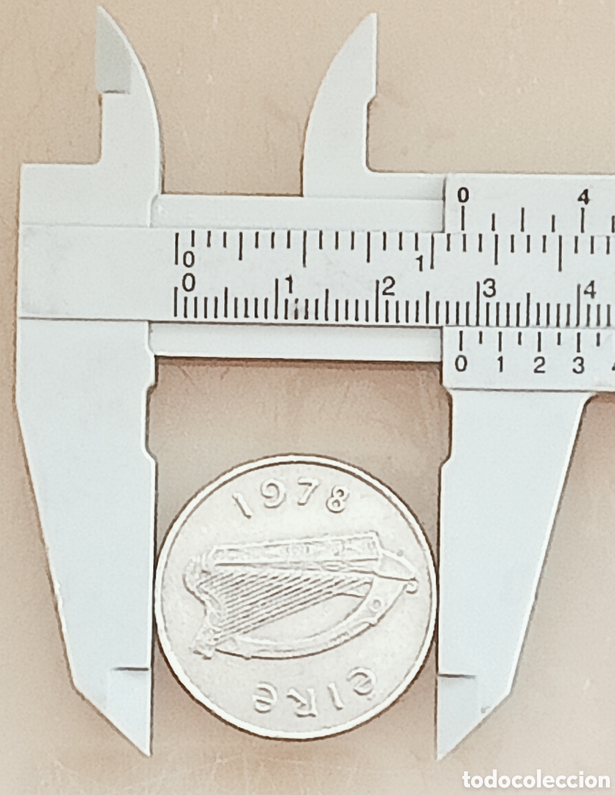 Monedas con errores: Moneda Irlanda (1978) Error Combinado - Foto 16