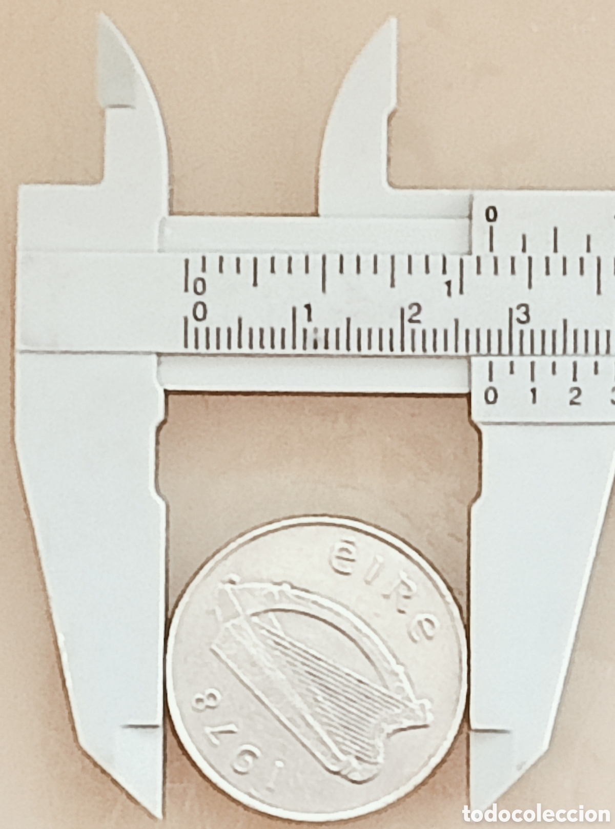 Monedas con errores: Moneda Irlanda (1978) Error Combinado - Foto 18
