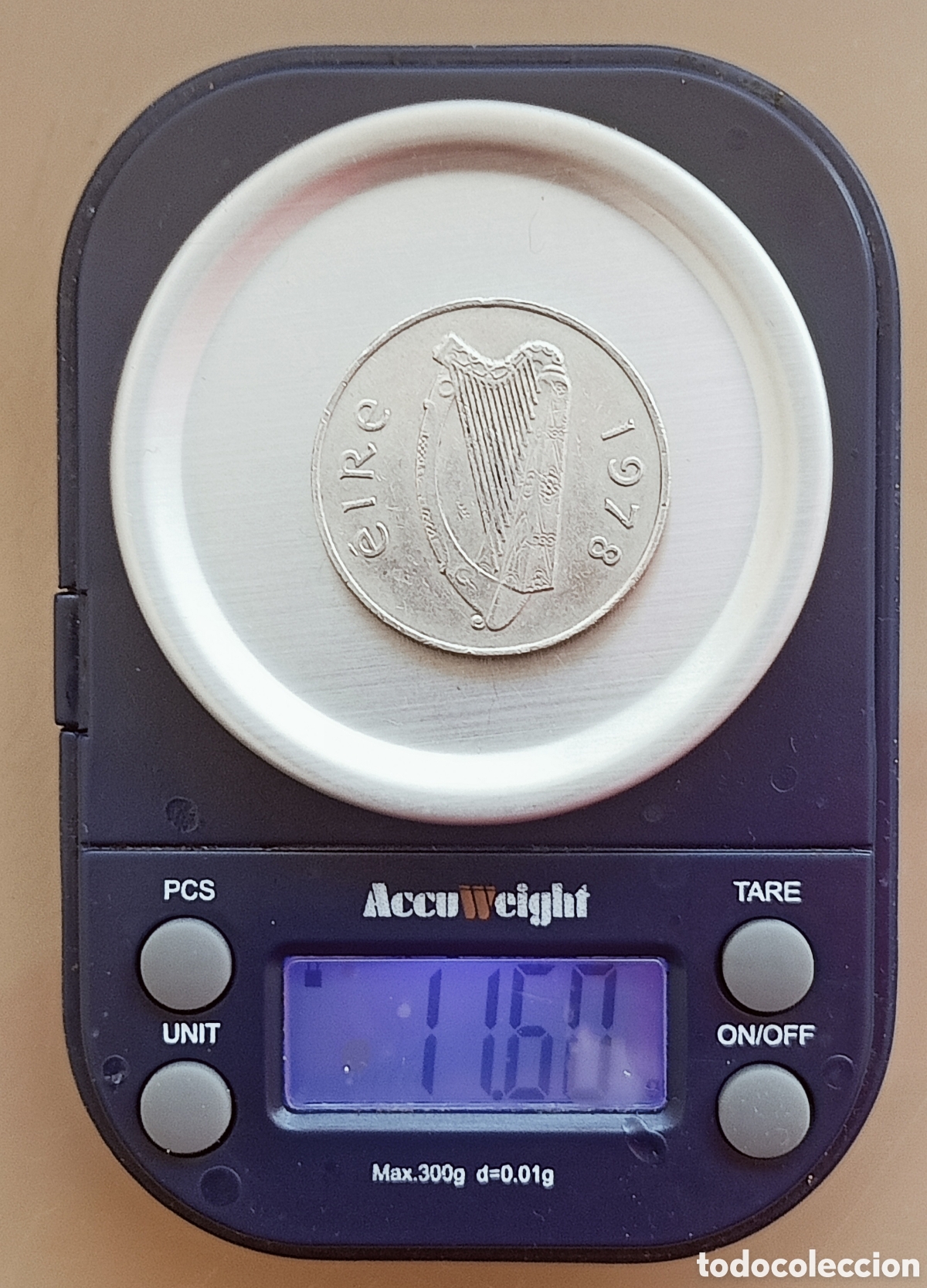 Monedas con errores: Moneda Irlanda (1978) Error Combinado - Foto 23