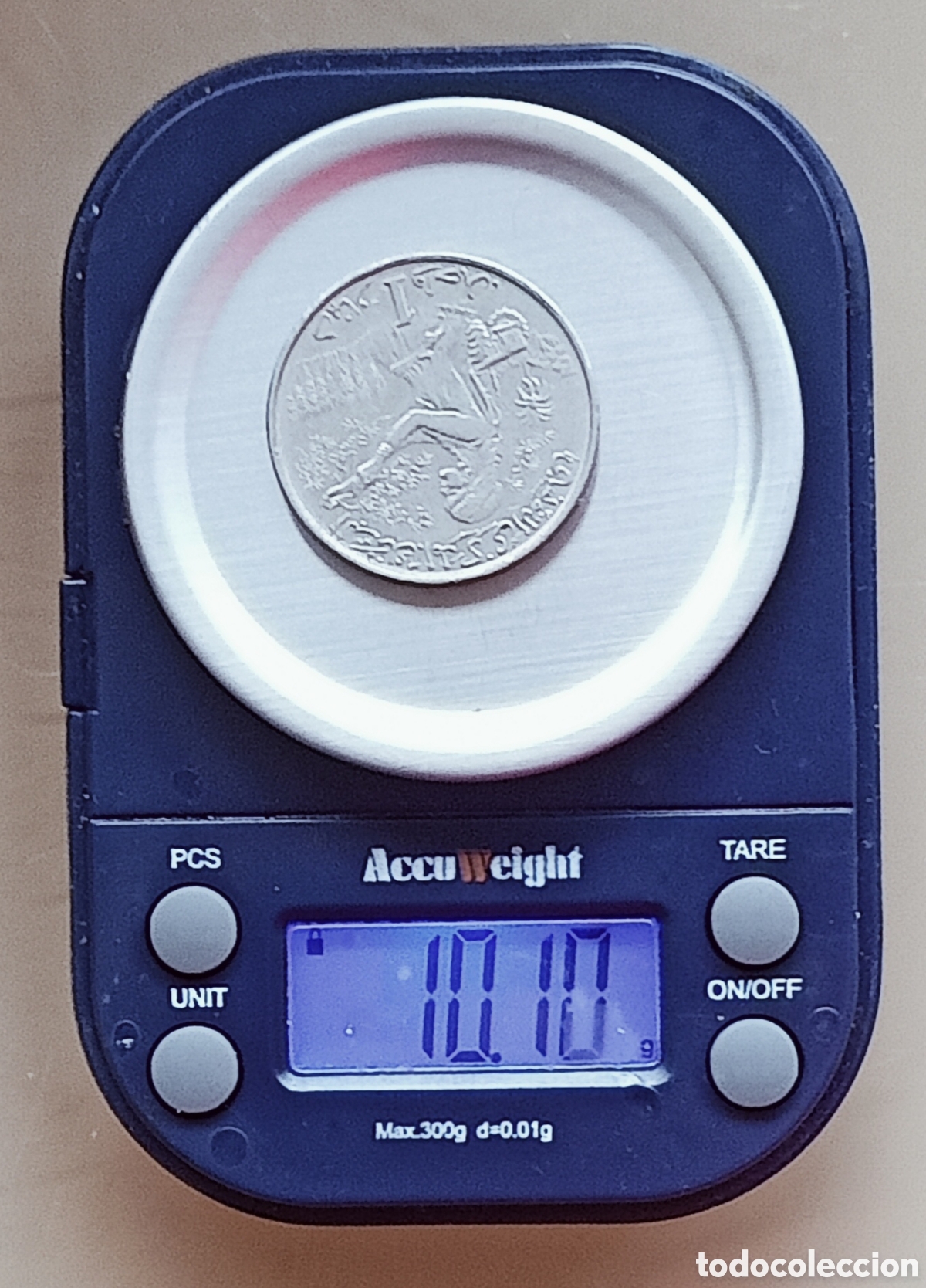 Monedas con errores: Moneda T&uacute;nez (1976) Rara variante - Foto 4