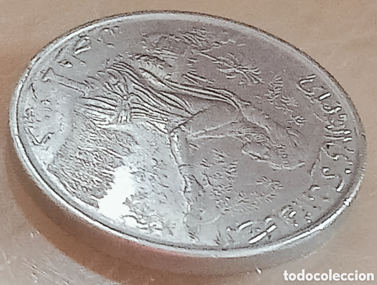 Monedas con errores: Moneda T&uacute;nez (1976) Rara variante - Foto 14