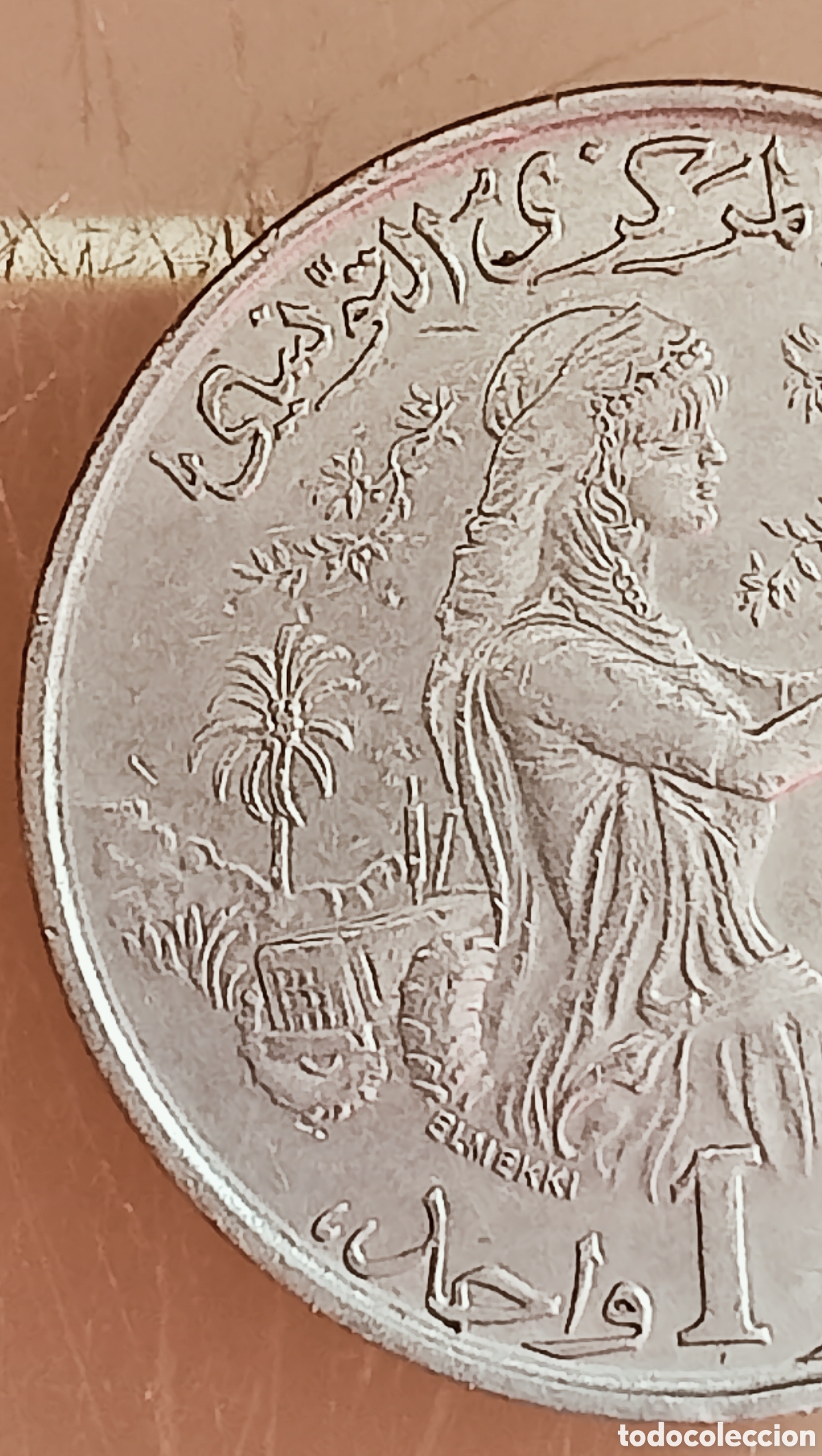 Monedas con errores: Moneda T&uacute;nez (1976) Rara variante - Foto 22