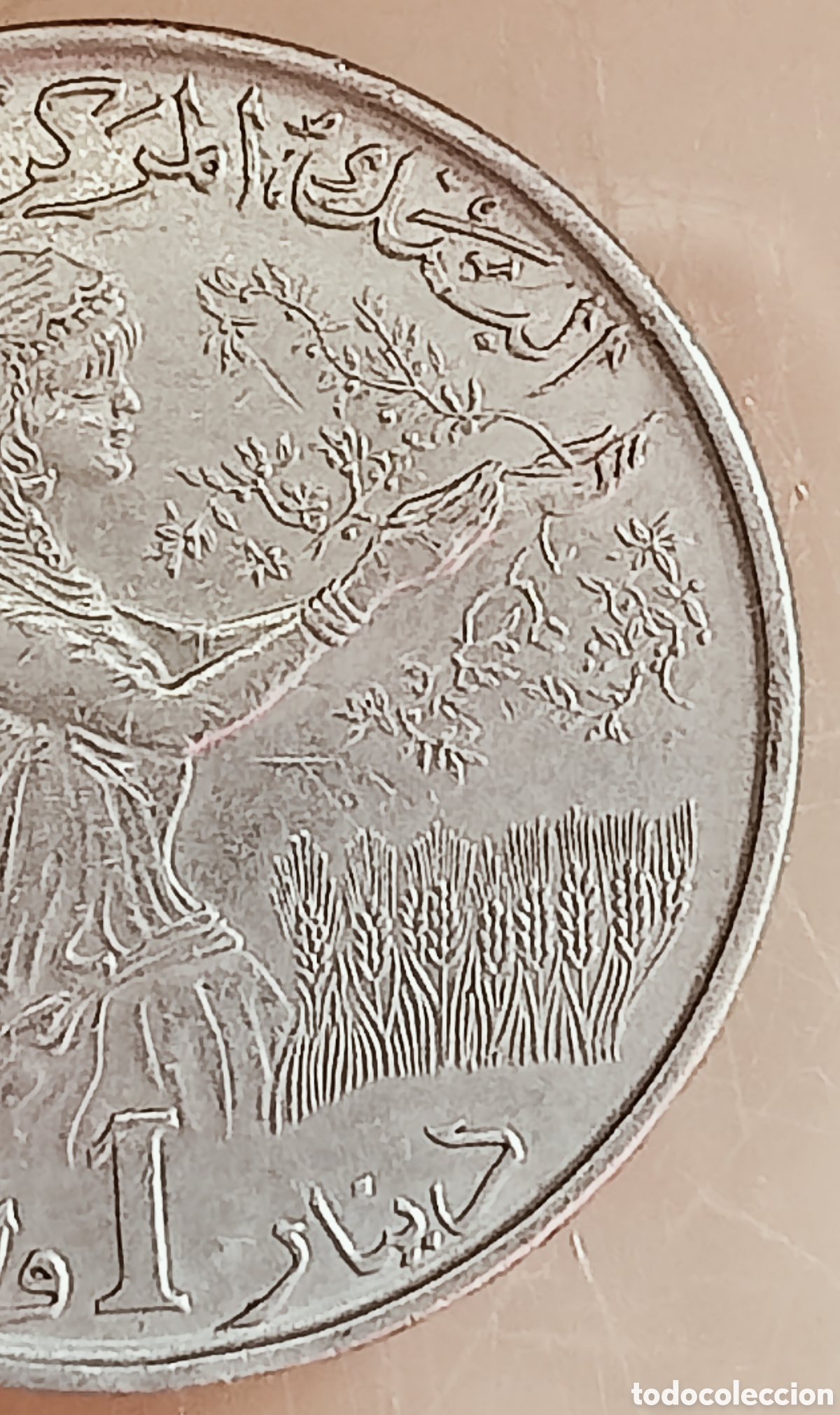 Monedas con errores: Moneda T&uacute;nez (1976) Rara variante - Foto 23