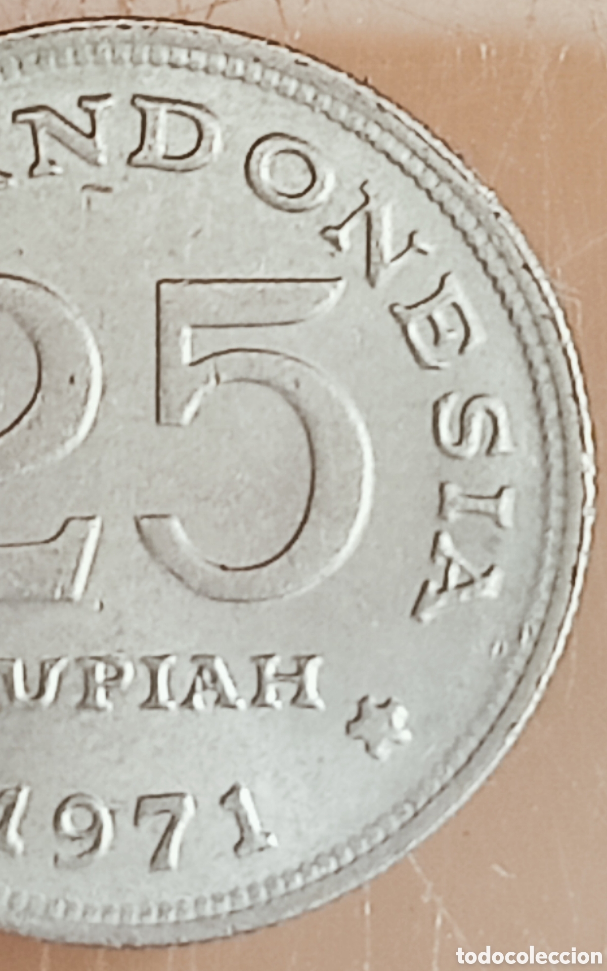 Monedas con errores: Moneda Indonesia (1971) error de ceca - Foto 13