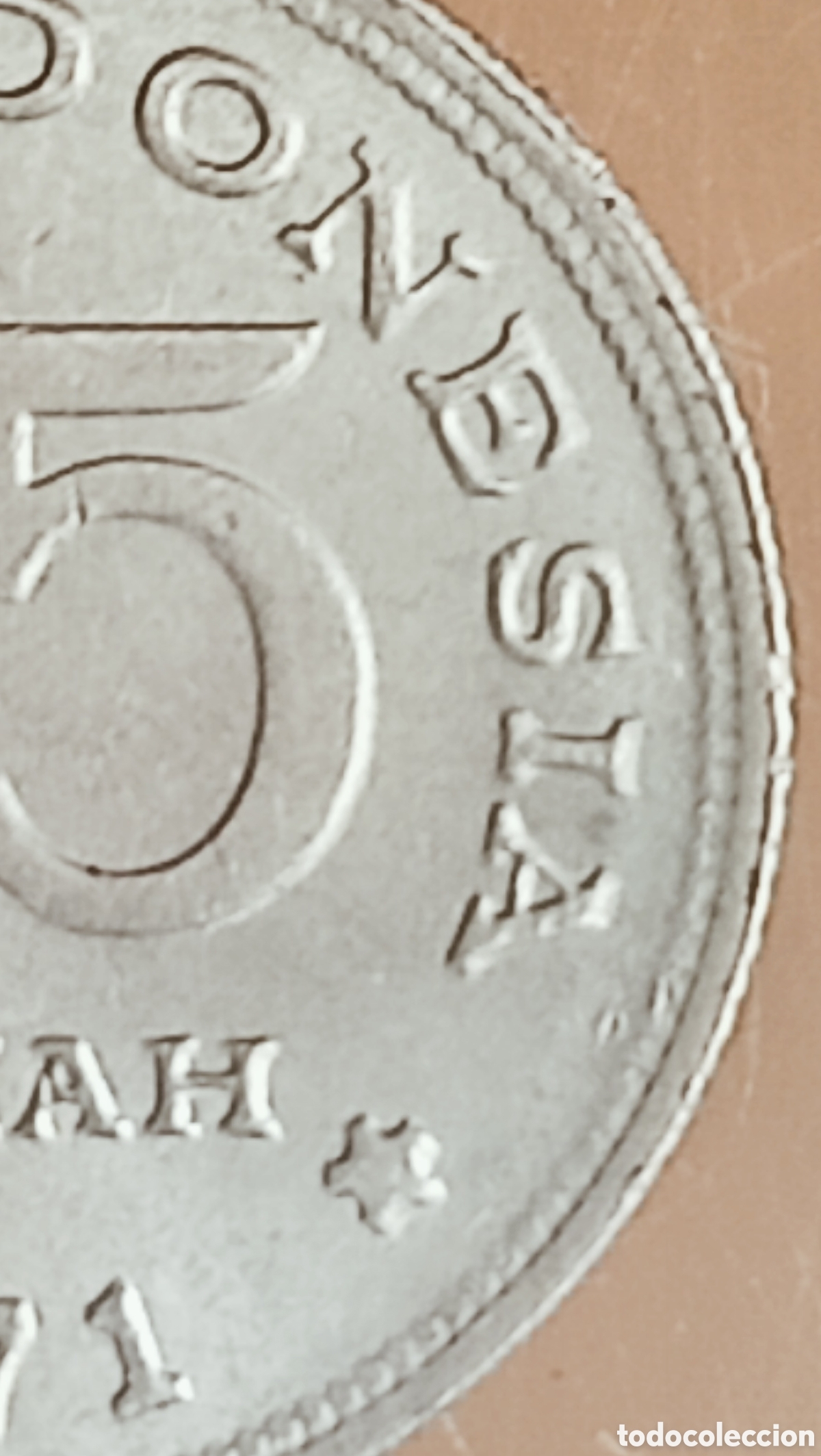Monedas con errores: Moneda Indonesia (1971) error de ceca - Foto 14