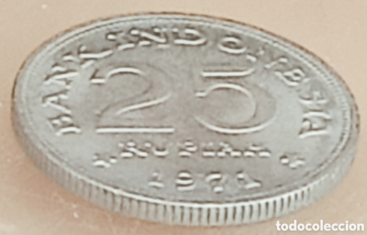 Monedas con errores: Moneda Indonesia (1971) error de ceca - Foto 22