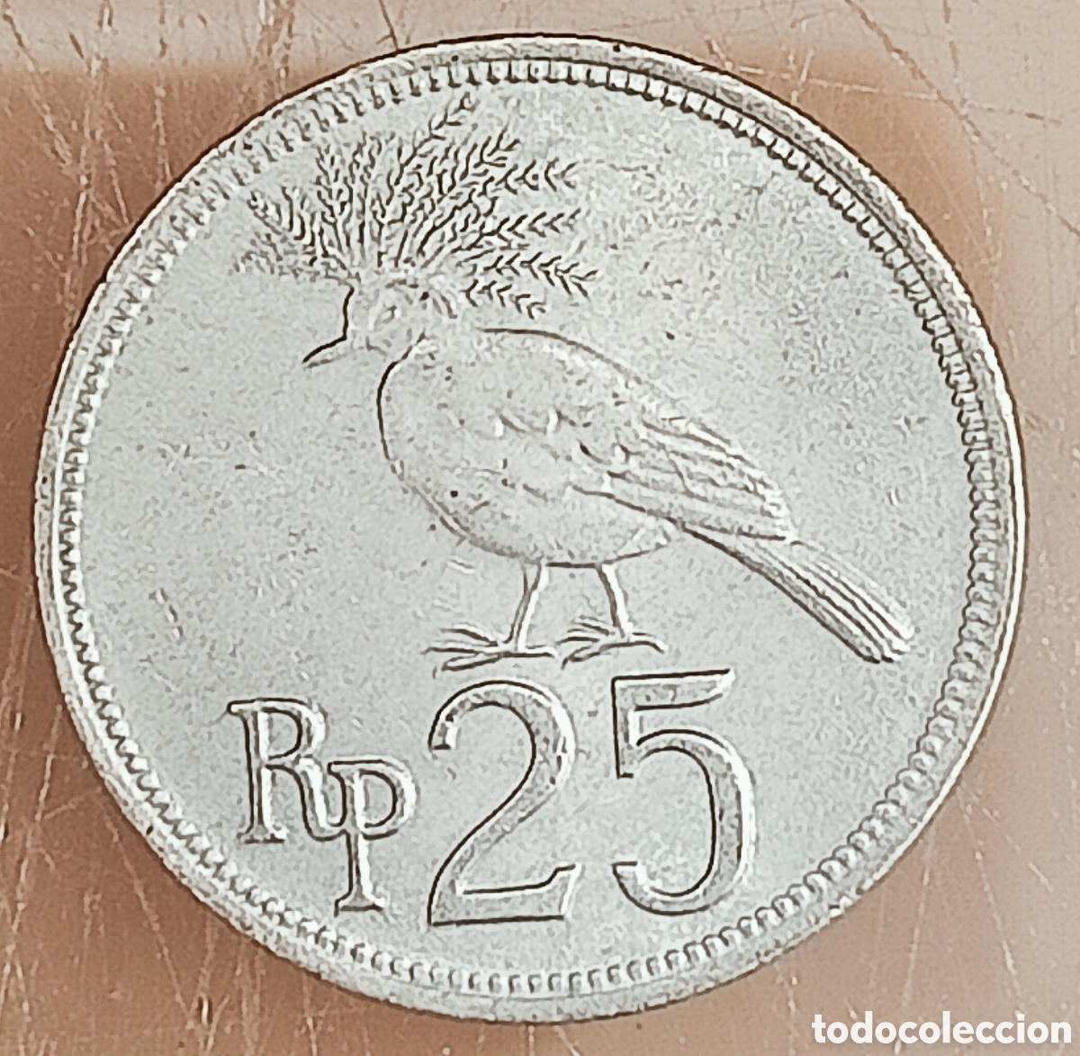 Monedas con errores: Moneda Indonesia (1971) error de ceca - Foto 1