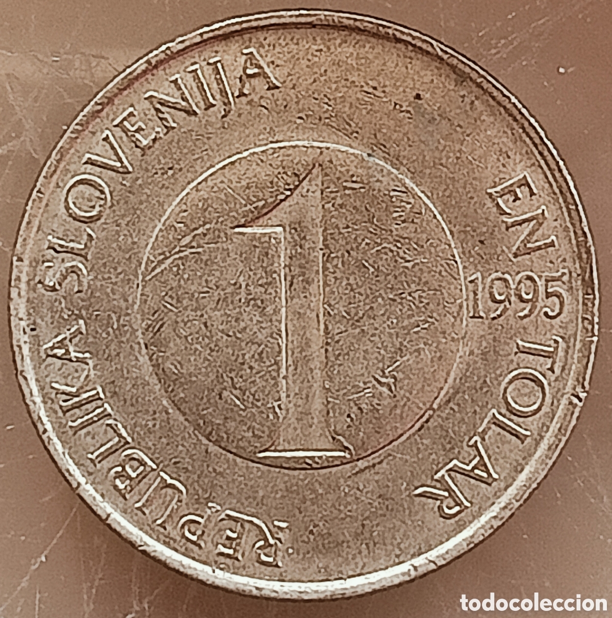 Monedas con errores: Moneda Eslovenia (1995) Error de acu&ntilde;aci&oacute;n - Foto 2