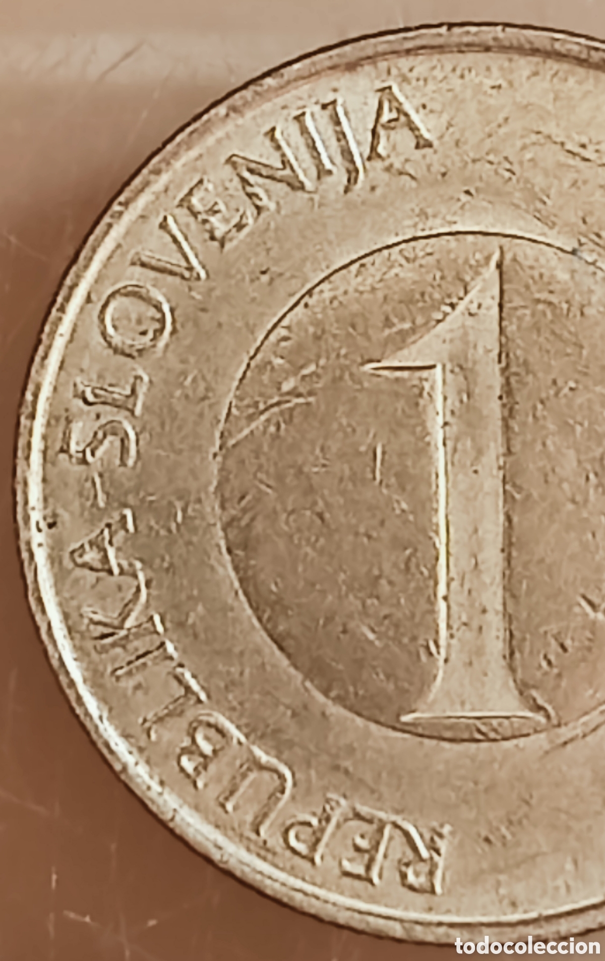 Monedas con errores: Moneda Eslovenia (1995) Error de acu&ntilde;aci&oacute;n - Foto 7
