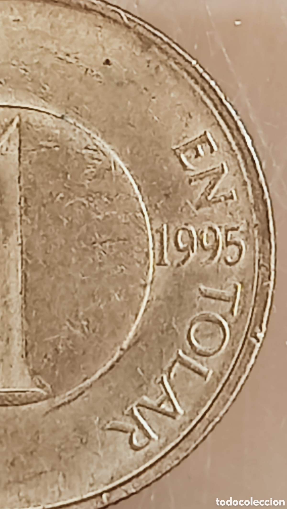Monedas con errores: Moneda Eslovenia (1995) Error de acu&ntilde;aci&oacute;n - Foto 9
