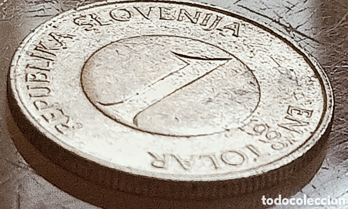 Monedas con errores: Moneda Eslovenia (1995) Error de acu&ntilde;aci&oacute;n - Foto 25