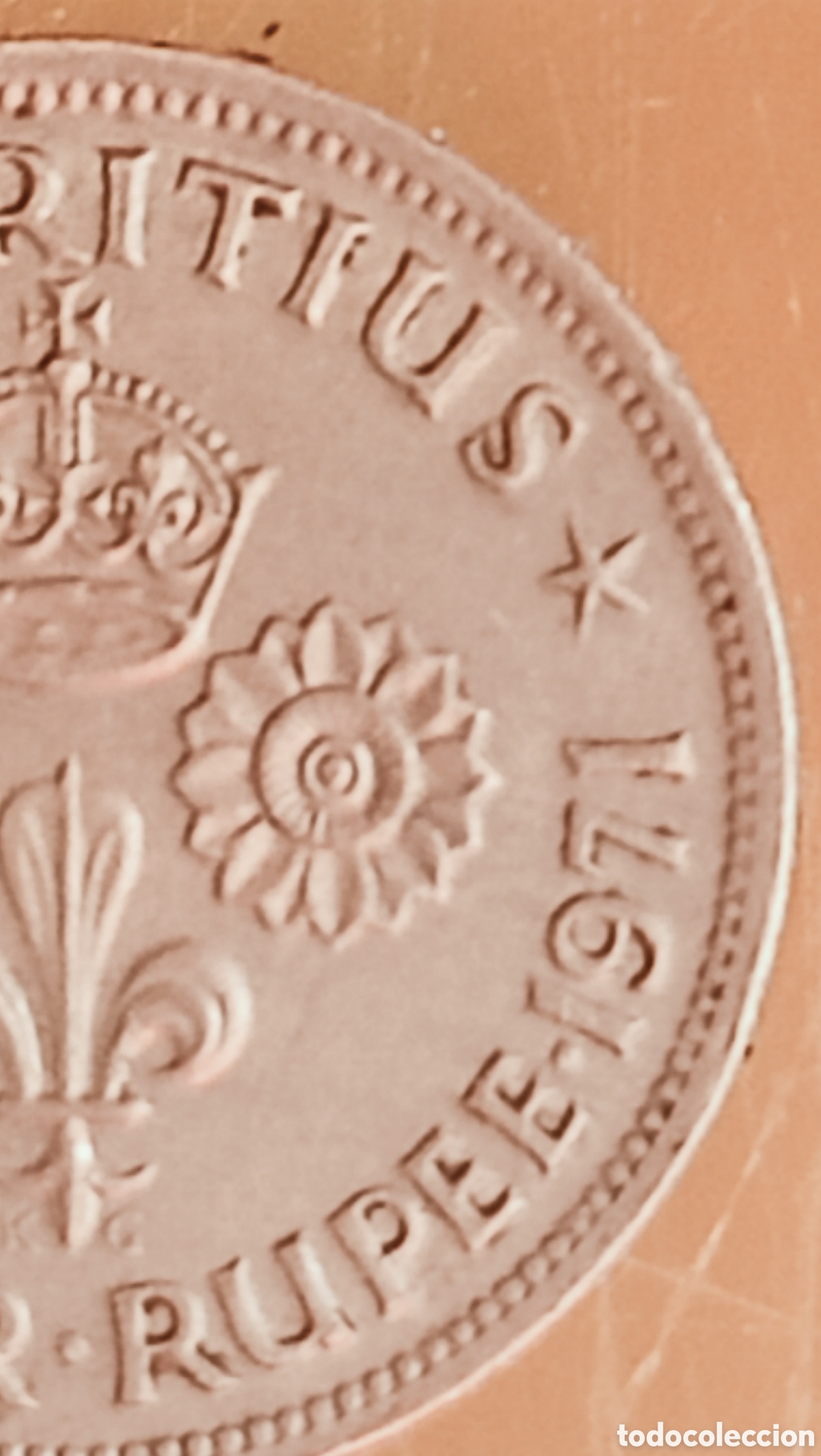 Monedas con errores: Moneda (Isla Mauricio)1971-error - Foto 8