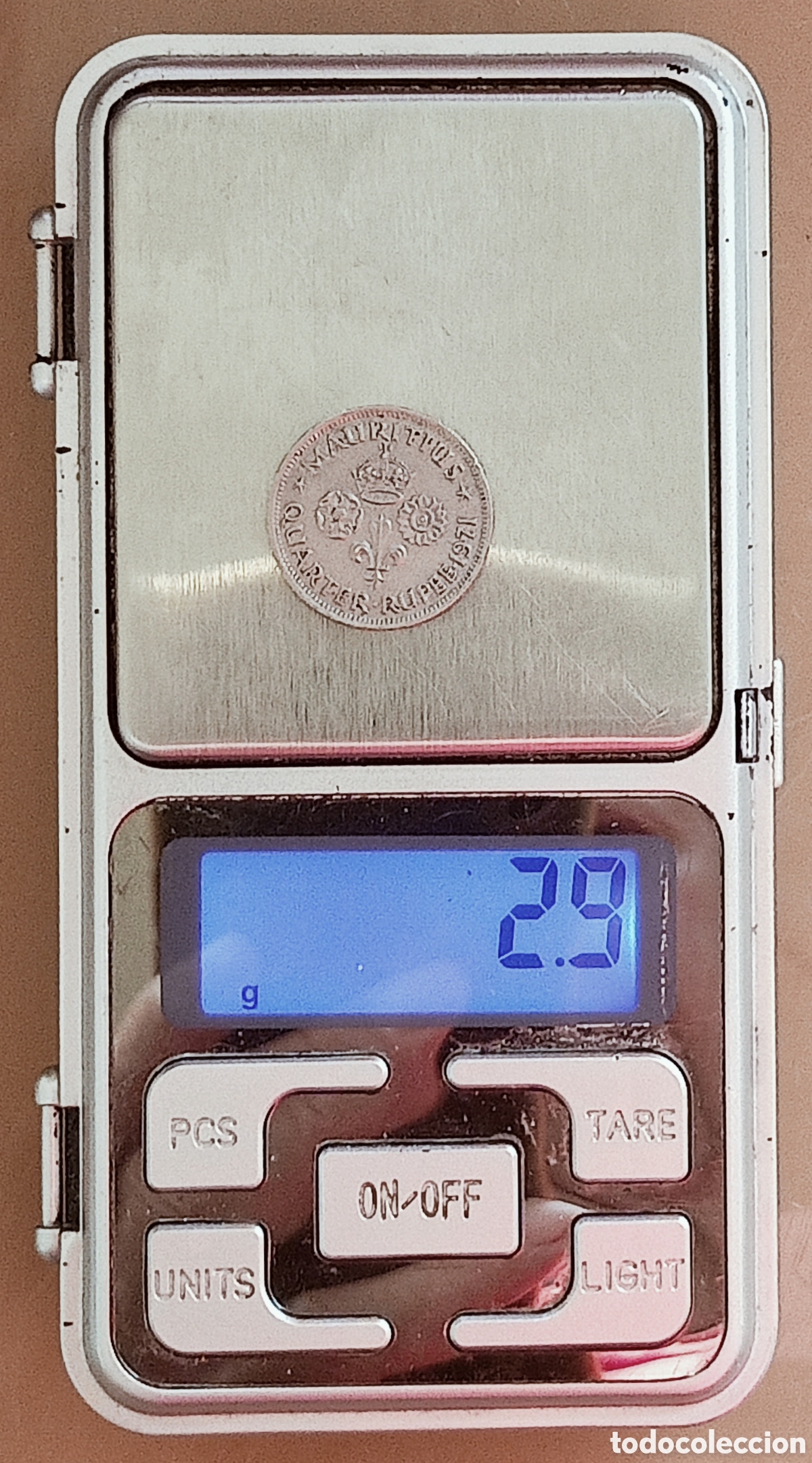 Monedas con errores: Moneda (Isla Mauricio)1971-error - Foto 17
