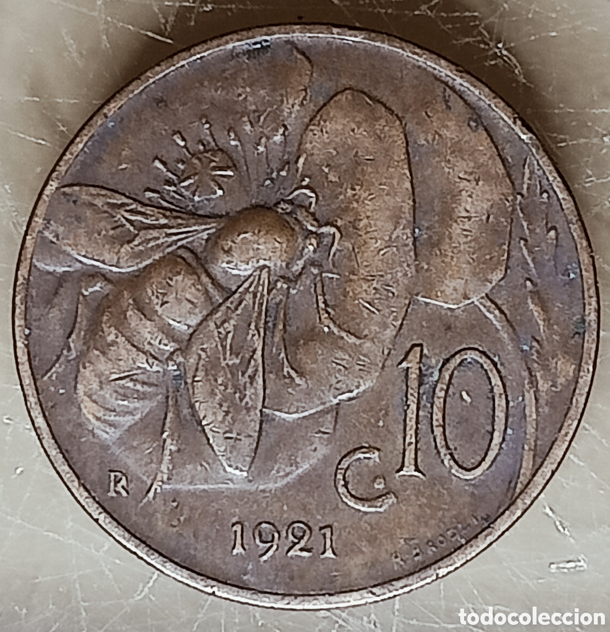 Monedas con errores: Moneda Italia (1921) variedad - Foto 7