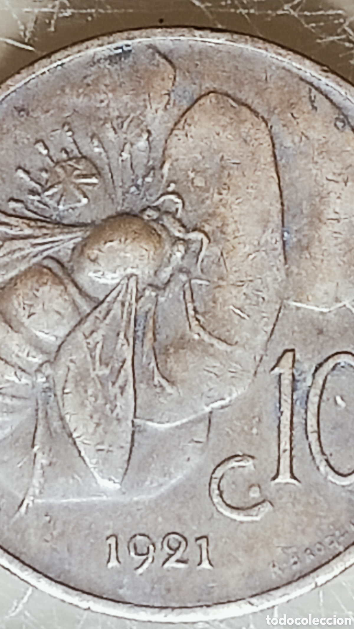 Monedas con errores: Moneda Italia (1921) variedad - Foto 8