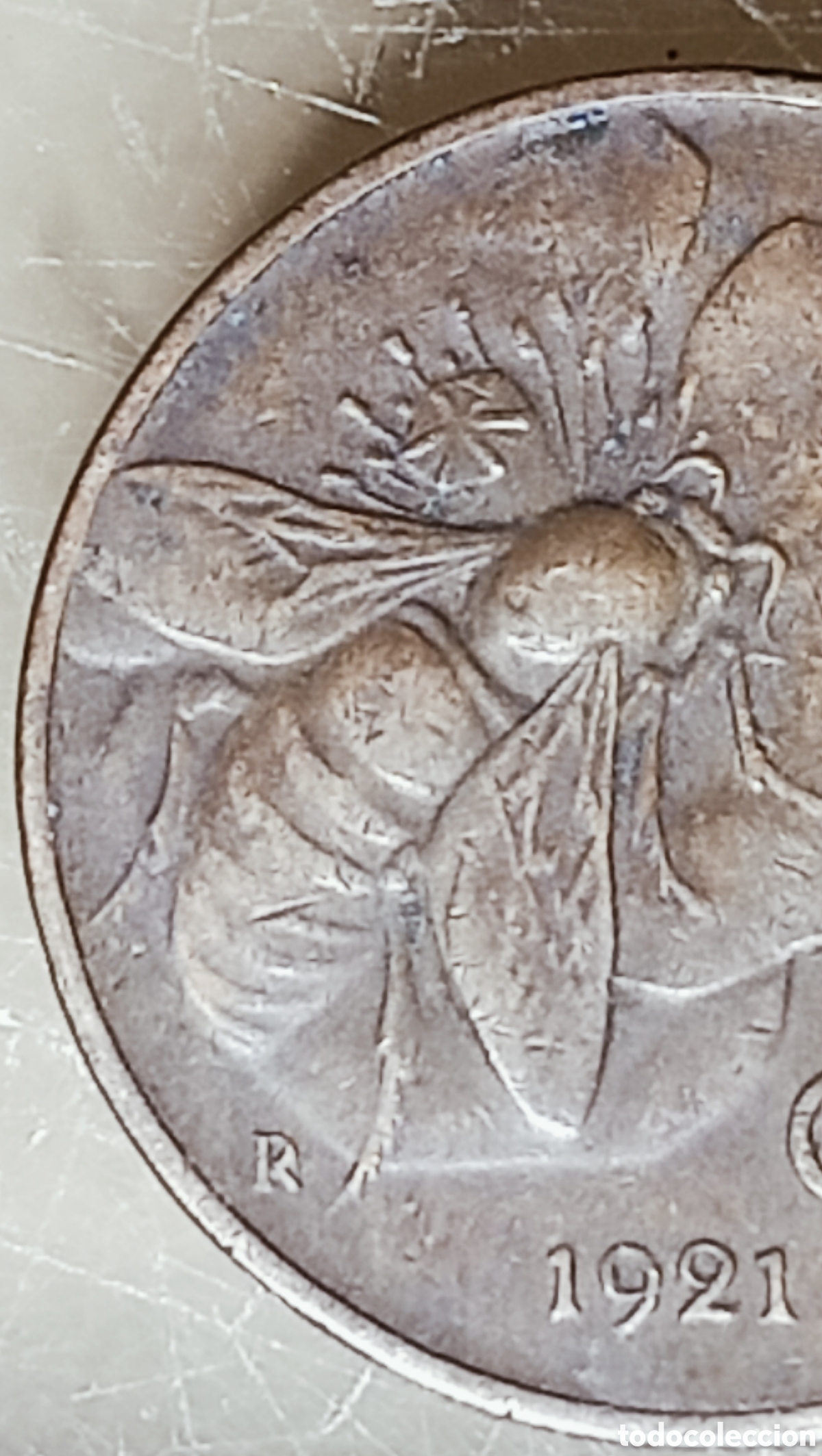 Monedas con errores: Moneda Italia (1921) variedad - Foto 9