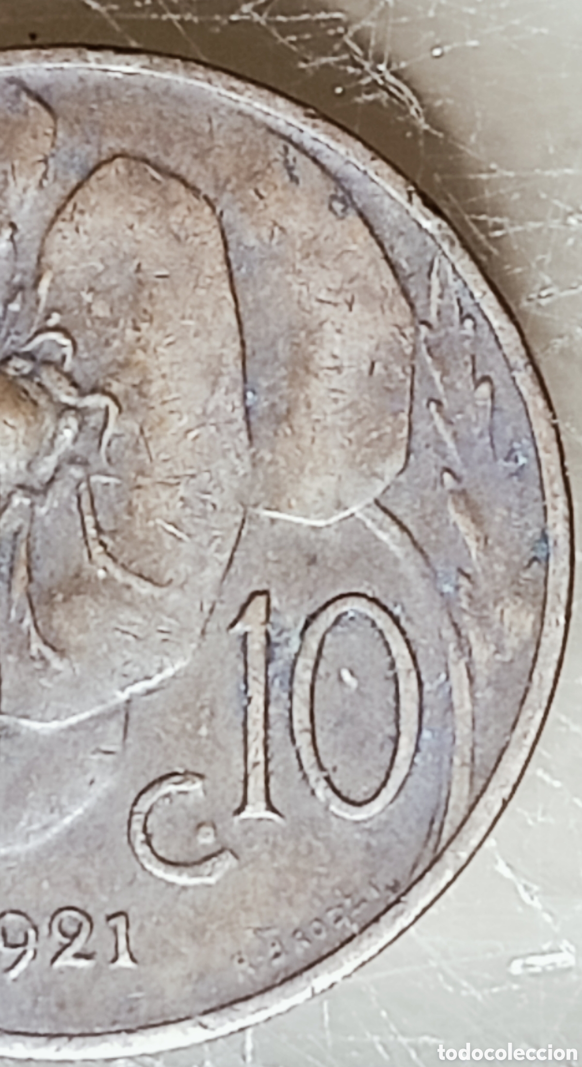 Monedas con errores: Moneda Italia (1921) variedad - Foto 10