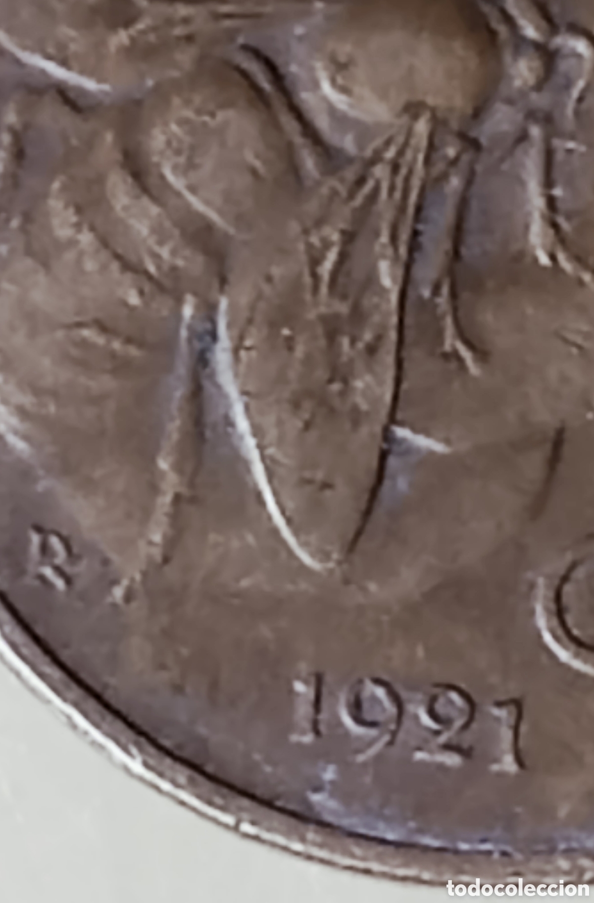 Monedas con errores: Moneda Italia (1921) variedad - Foto 18