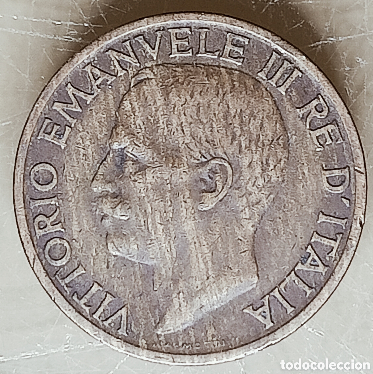 Monedas con errores: Moneda Italia (1921) variedad - Foto 1
