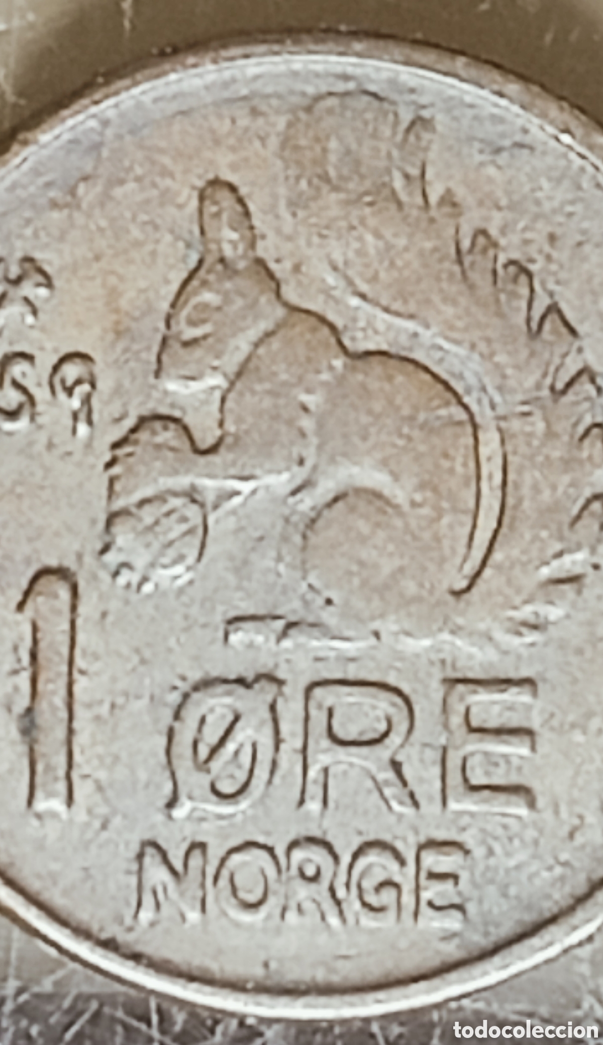 Monedas con errores: Moneda Noruega (1959) Error M&uacute;ltiple - Foto 2