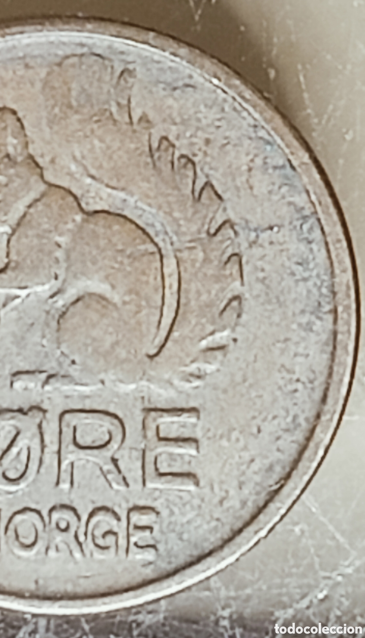 Monedas con errores: Moneda Noruega (1959) Error M&uacute;ltiple - Foto 4