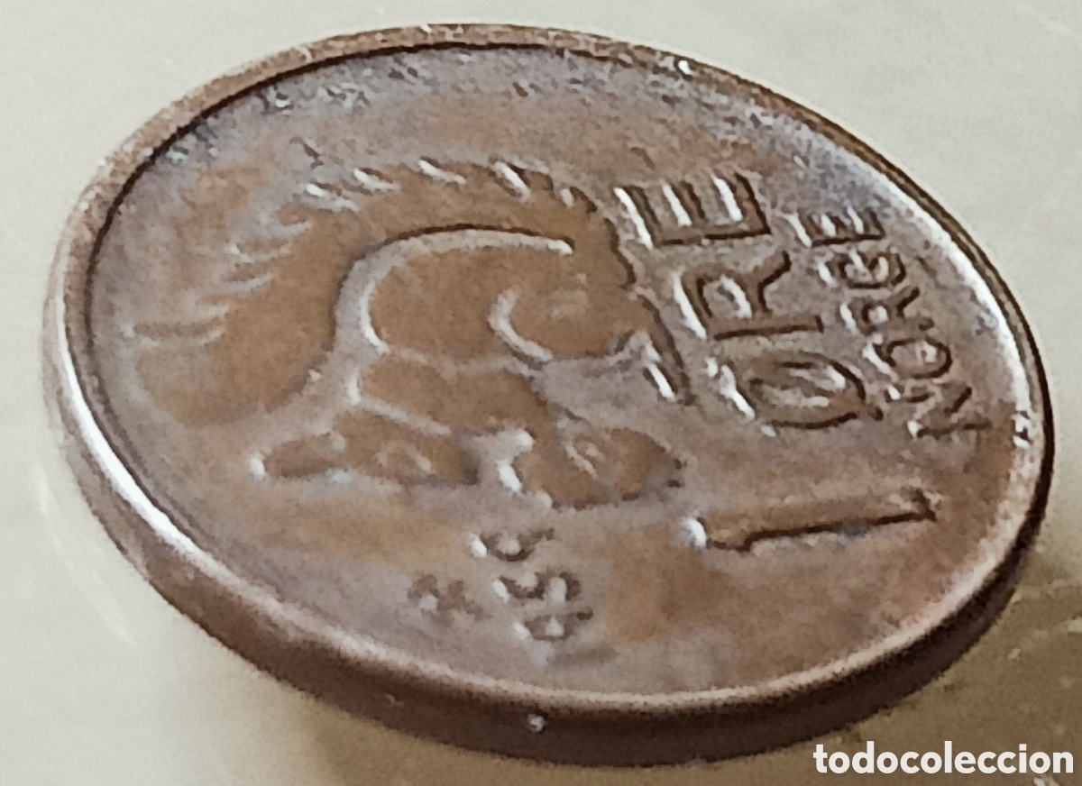 Monedas con errores: Moneda Noruega (1959) Error M&uacute;ltiple - Foto 21
