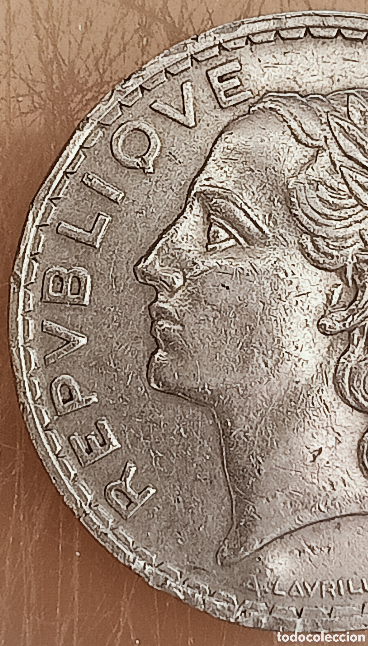 Monedas con errores: Moneda Francia(1933) ERROR COMBINADO - Foto 3