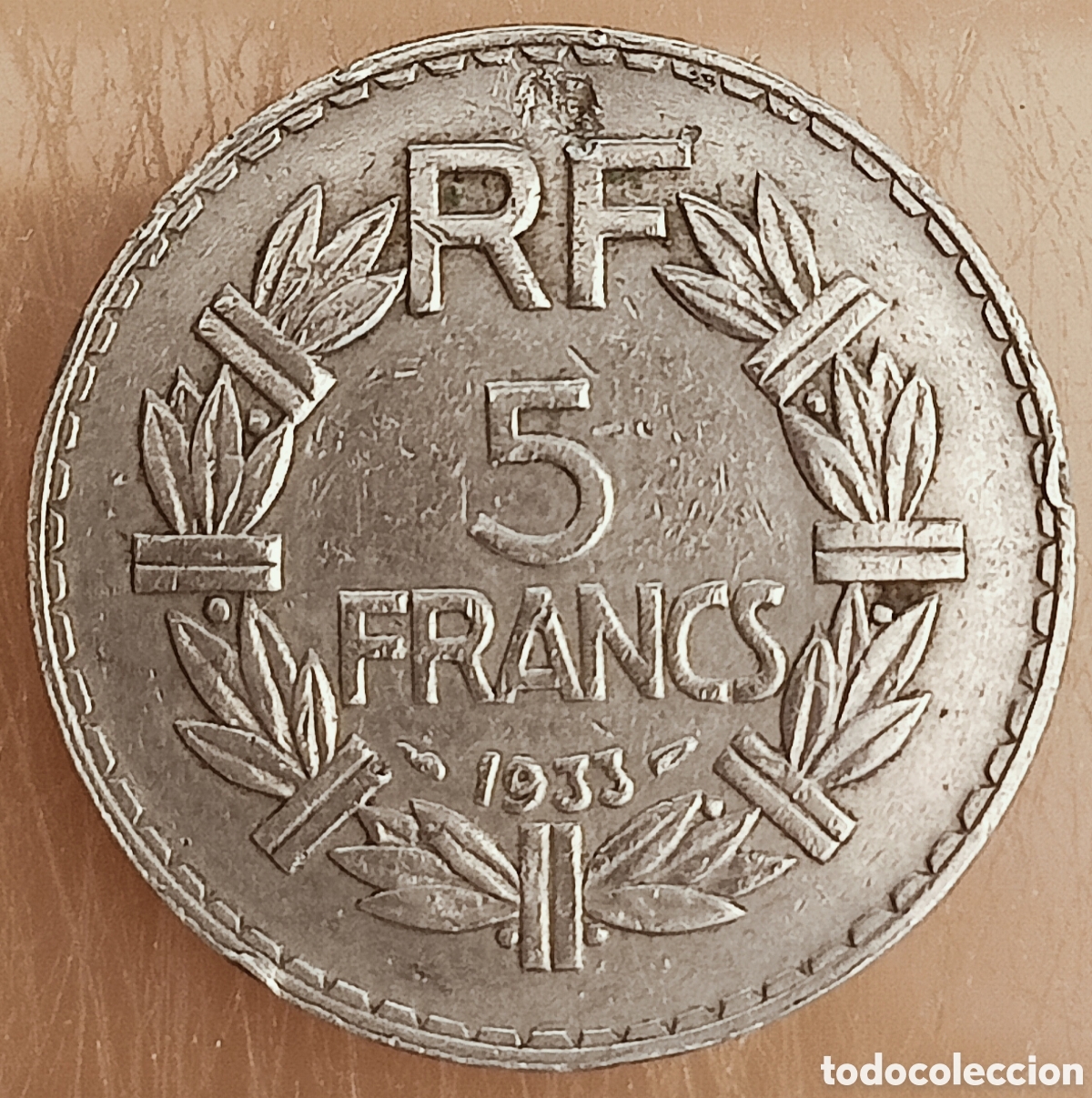 Monedas con errores: Moneda Francia(1933) ERROR COMBINADO - Foto 11