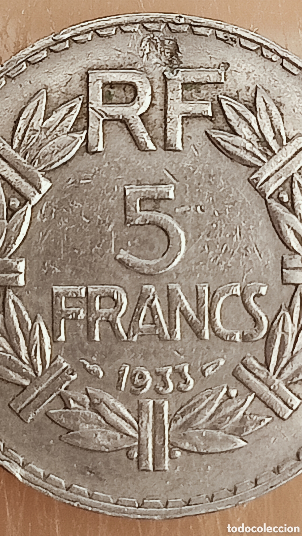 Monedas con errores: Moneda Francia(1933) ERROR COMBINADO - Foto 12