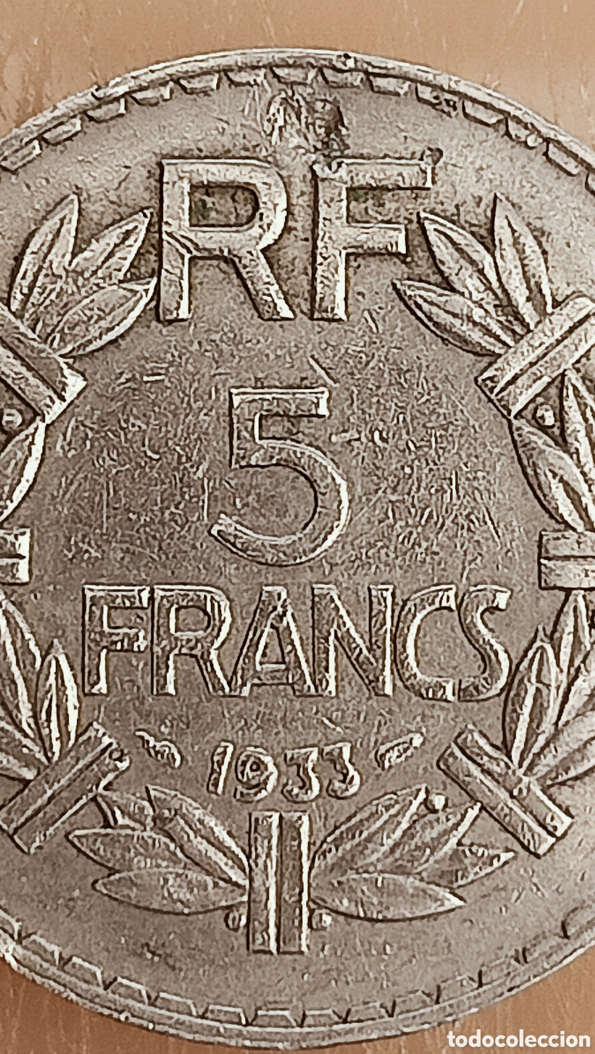 Monedas con errores: Moneda Francia(1933) ERROR COMBINADO - Foto 15