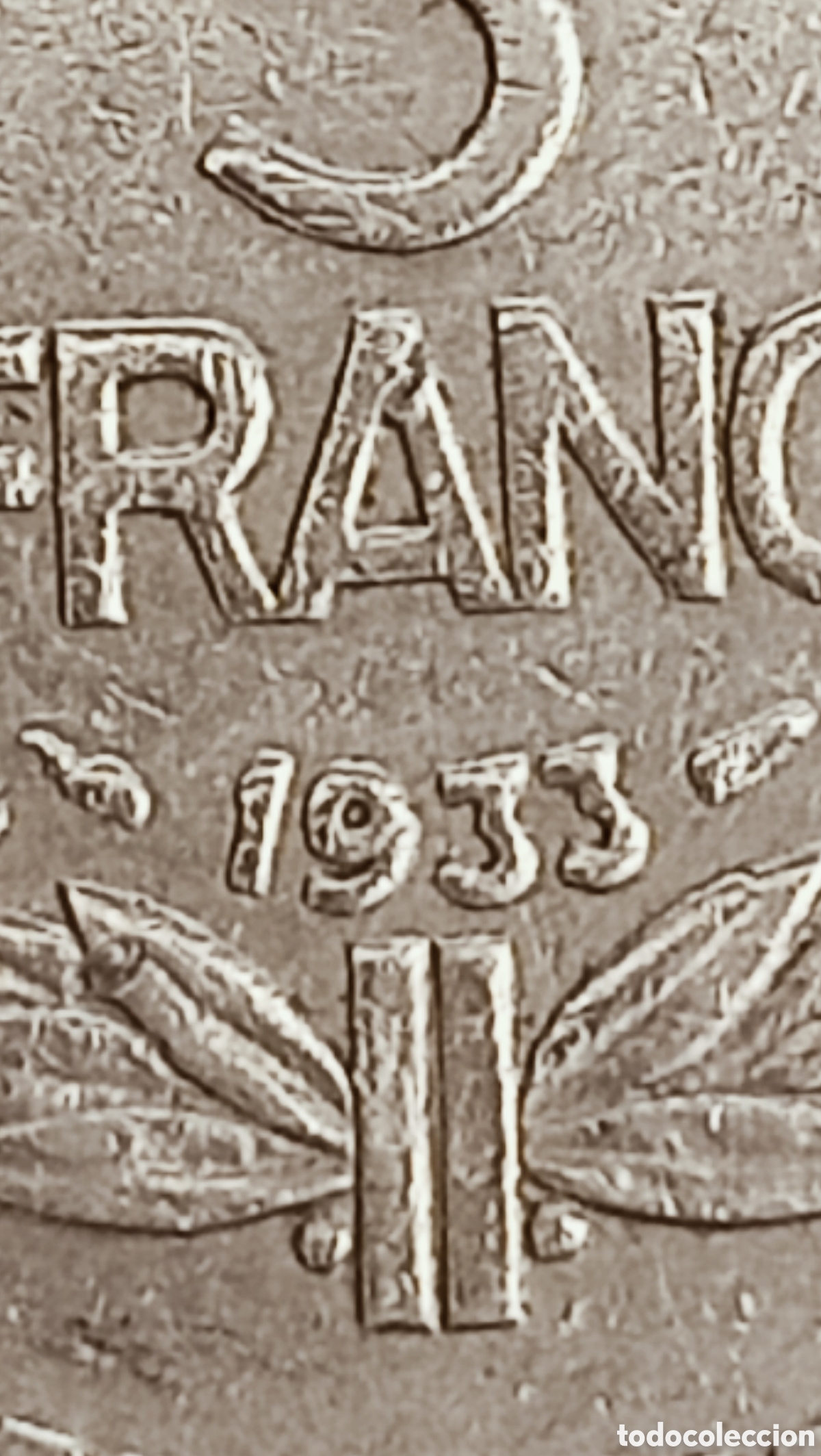 Monedas con errores: Moneda Francia(1933) ERROR COMBINADO - Foto 17