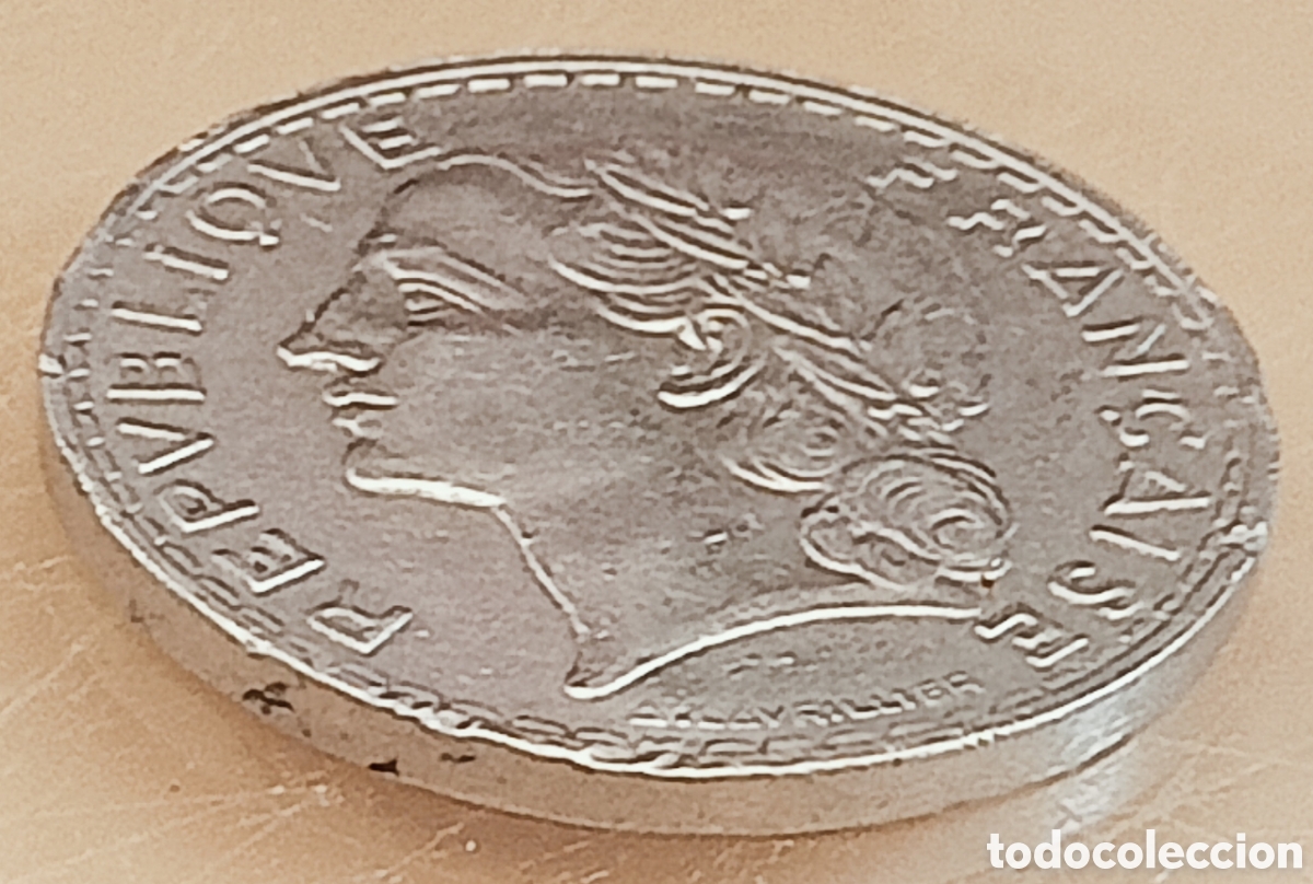 Monedas con errores: Moneda Francia(1933) ERROR COMBINADO - Foto 26