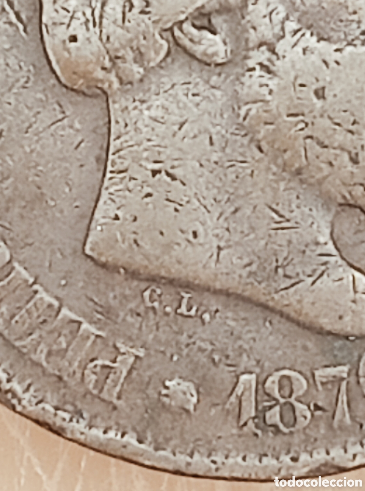 Monedas con errores: Moneda Brasil (1870) Rareza - Foto 7