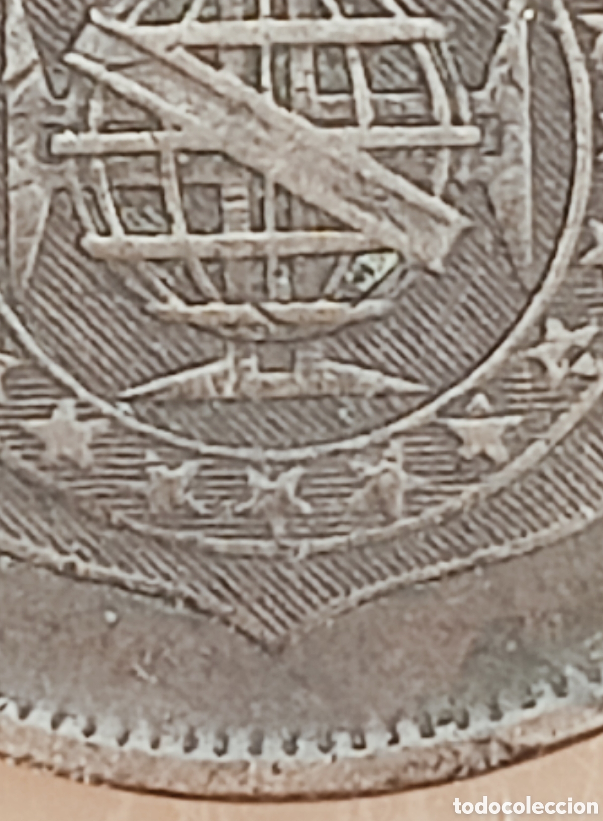 Monedas con errores: Moneda Brasil (1870) Rareza - Foto 12