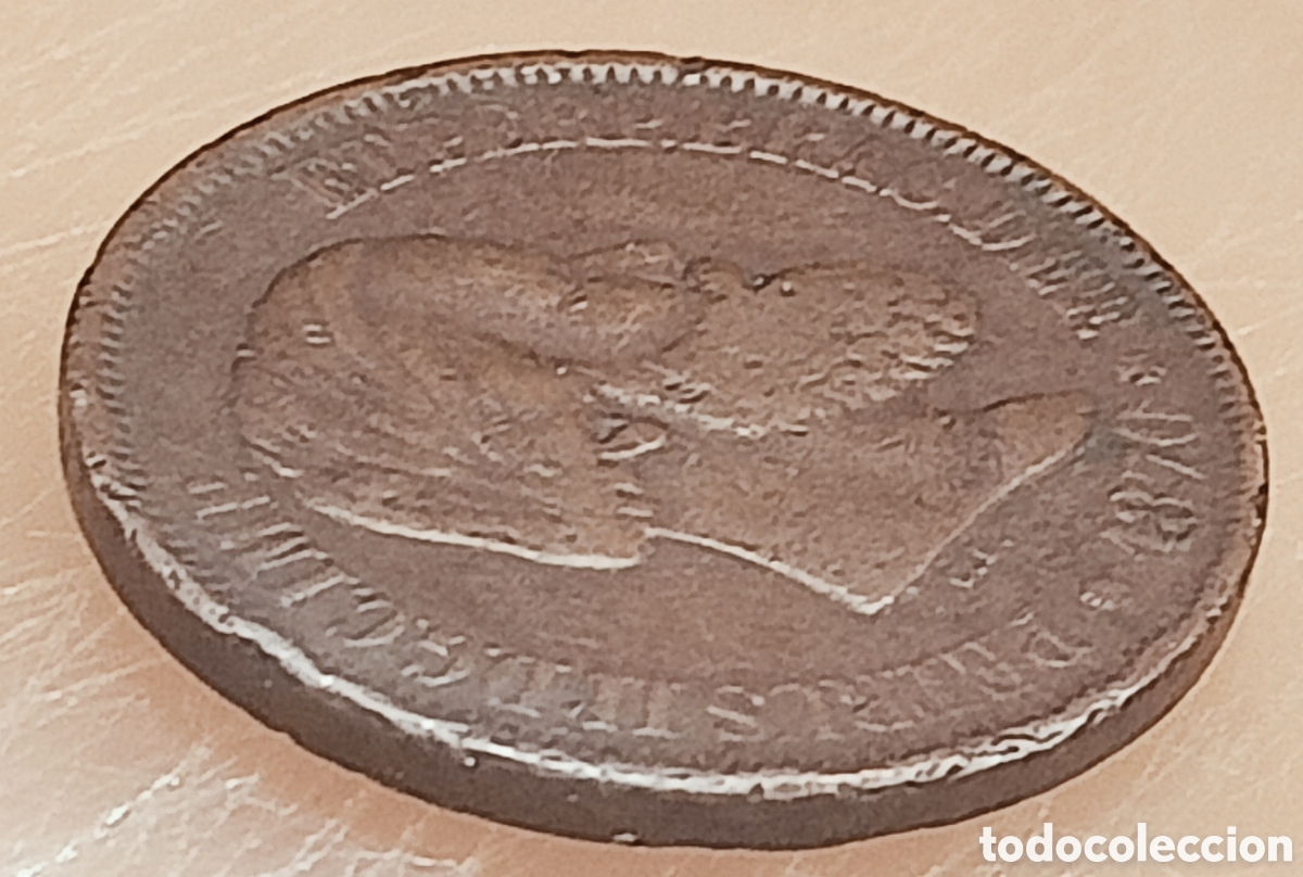 Monedas con errores: Moneda Brasil (1870) Rareza - Foto 25