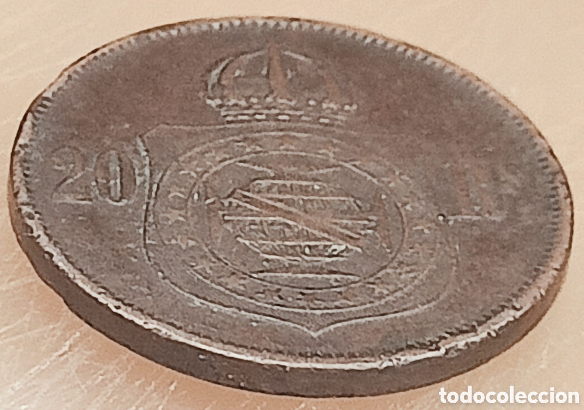 Monedas con errores: Moneda Brasil (1870) Rareza - Foto 28
