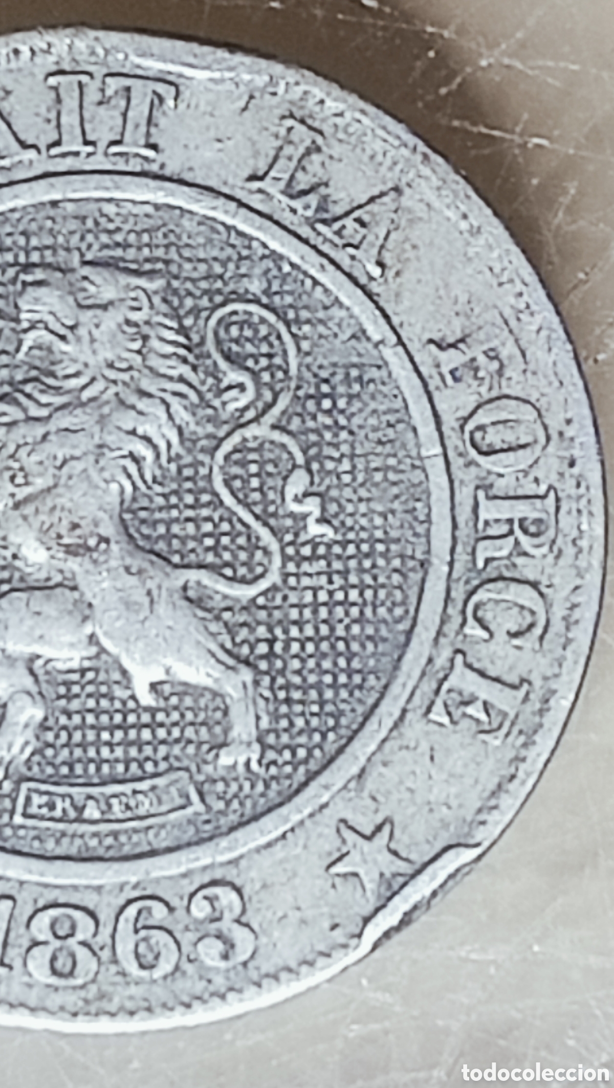 Monedas con errores: Moneda B&eacute;lgica (1863) M&aacute;ximo Error - Foto 5