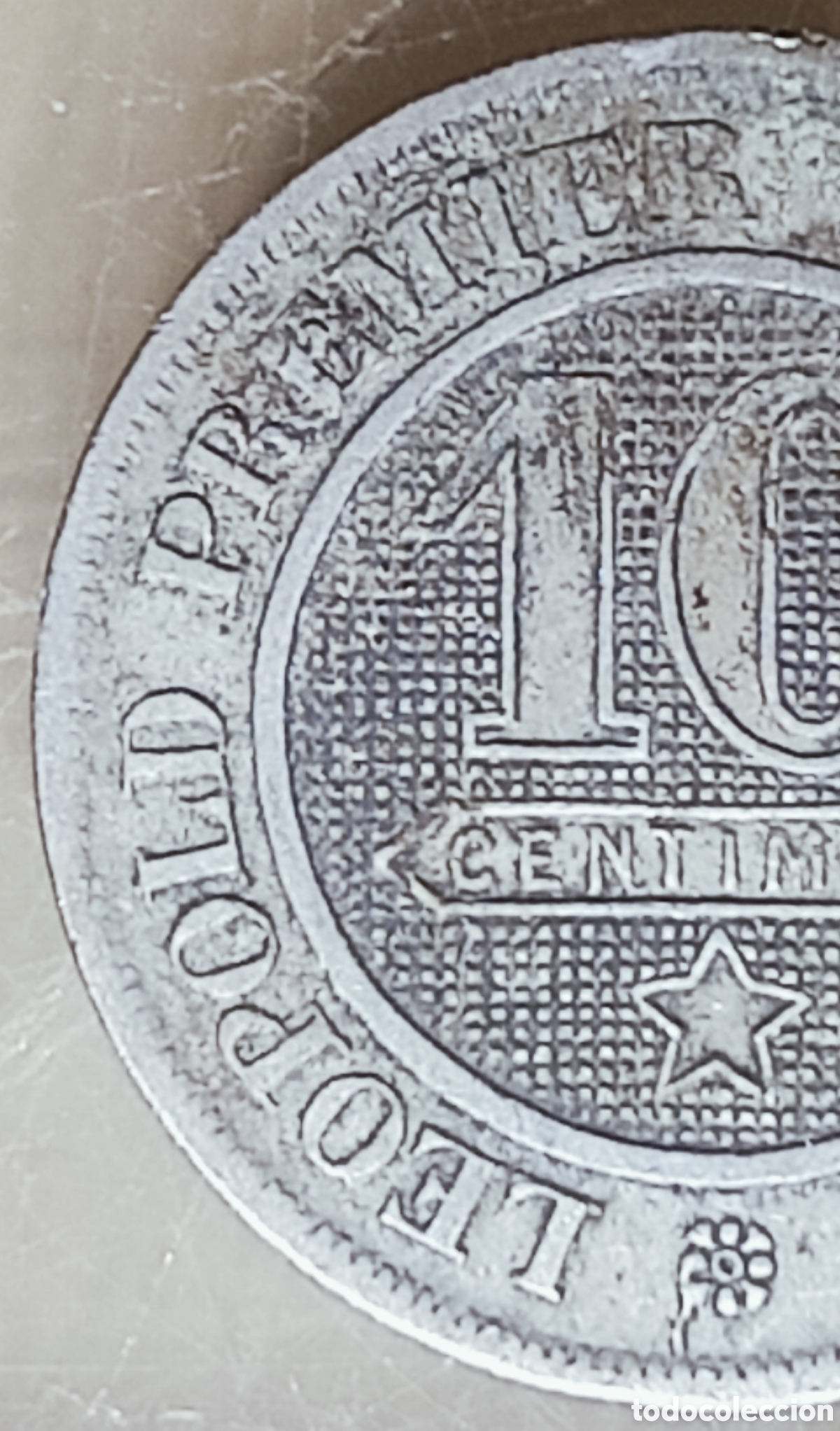 Monedas con errores: Moneda B&eacute;lgica (1863) M&aacute;ximo Error - Foto 7