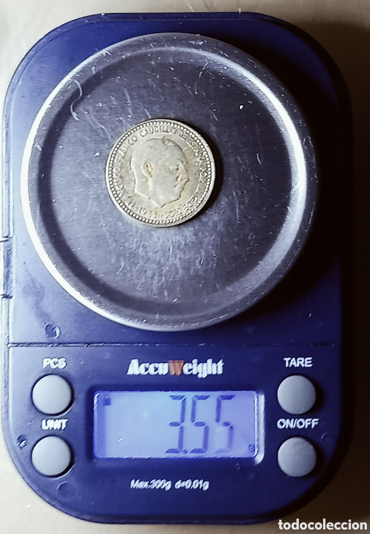 Monedas con errores: Moneda Espa&ntilde;a (1 peseta-1953*60) var&iacute;ante - Foto 3
