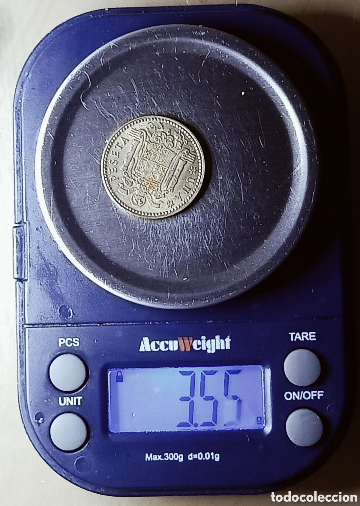 Monedas con errores: Moneda Espa&ntilde;a (1 peseta-1953*60) var&iacute;ante - Foto 4