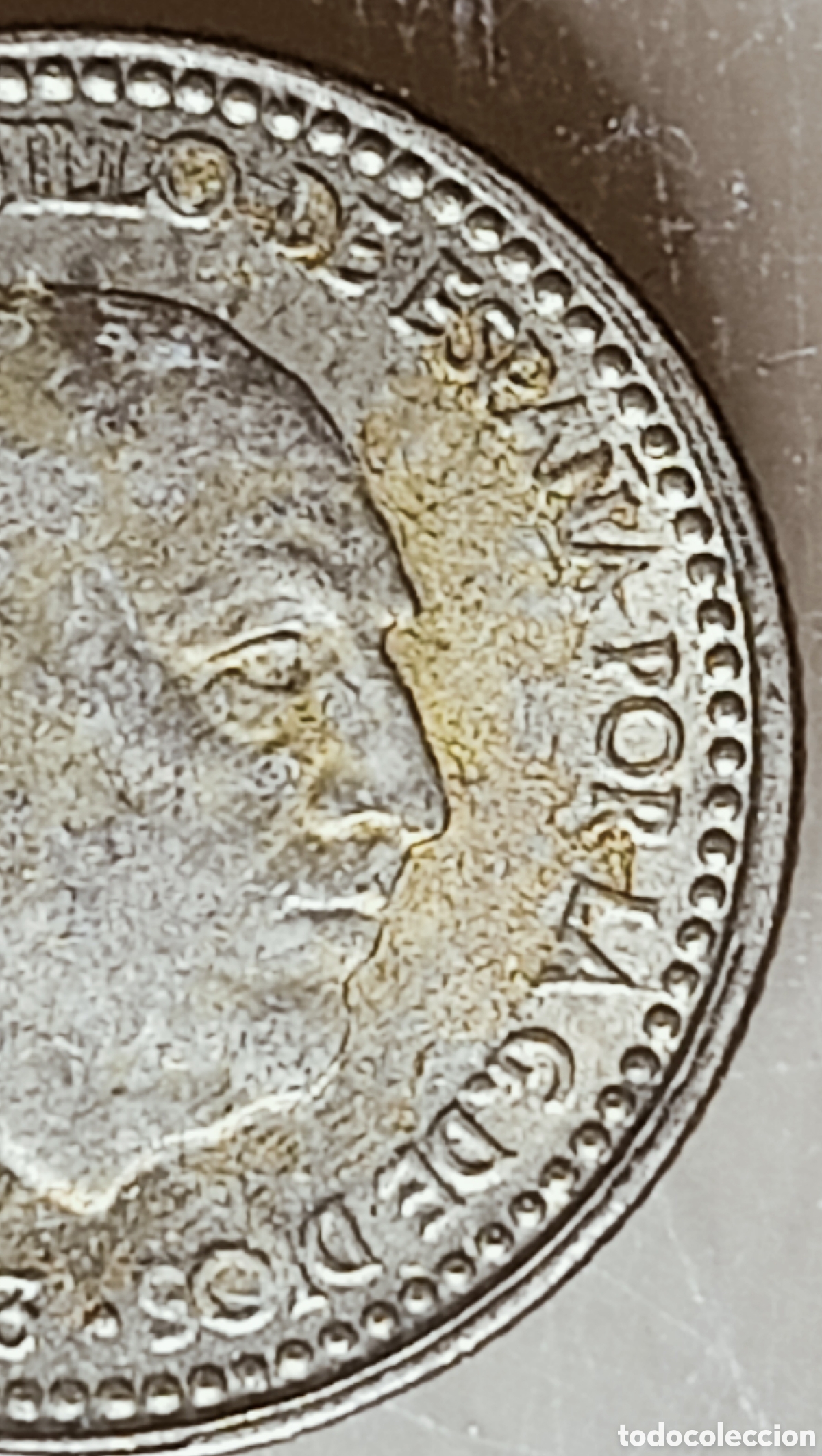 Monedas con errores: Moneda Espa&ntilde;a (1 peseta-1953*60) var&iacute;ante - Foto 16