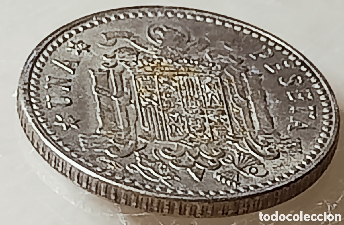 Monedas con errores: Moneda Espa&ntilde;a (1 peseta-1953*60) var&iacute;ante - Foto 30