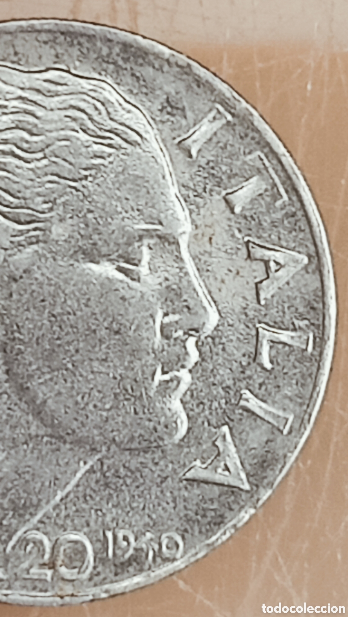 Monedas con errores: Moneda Italia-1940-Error de cu&ntilde;o - Foto 29